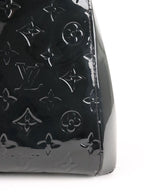 Louis Vuitton Black Monogram Vernis Montaigne MM Satchel Bag