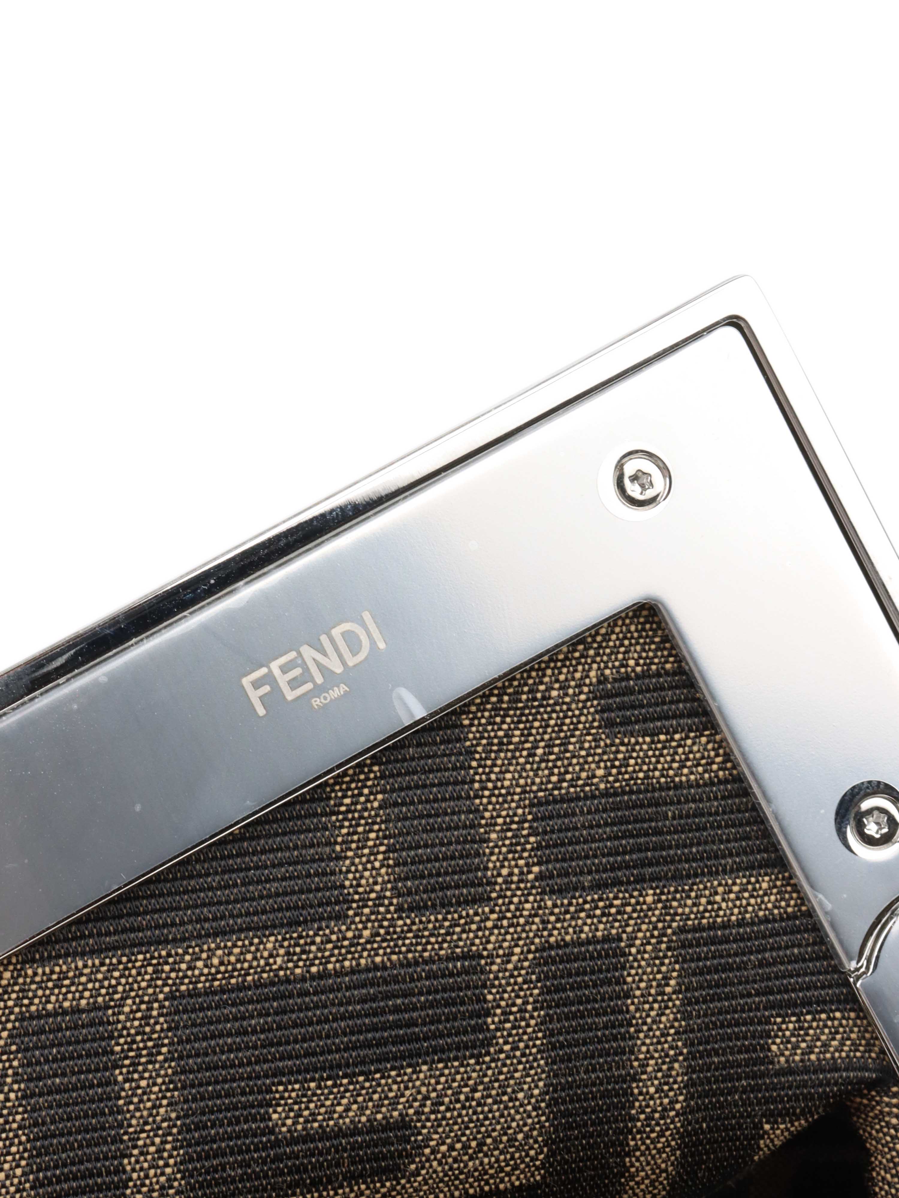 Fendi First Small Lilac Clutch Bag.