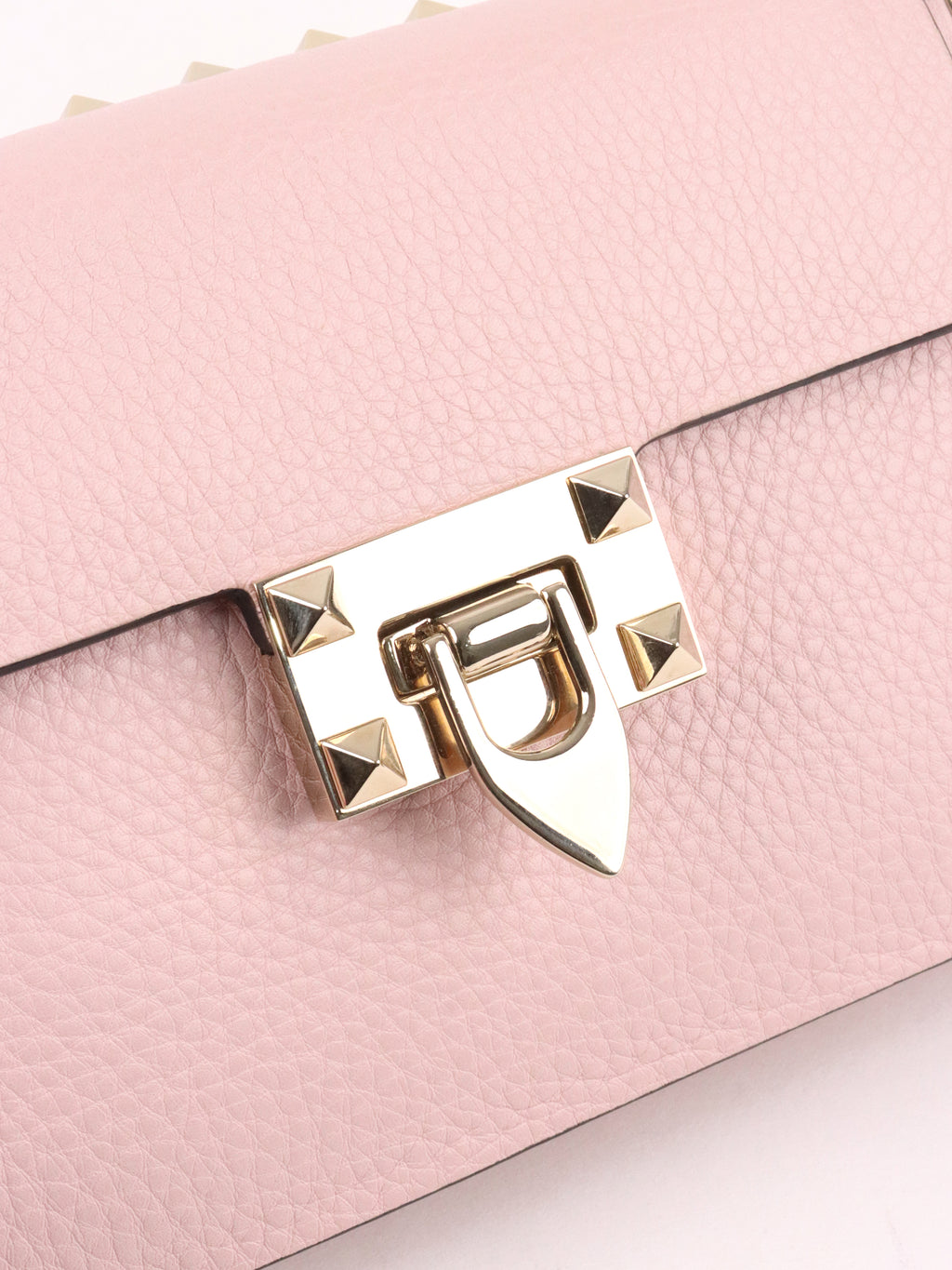 Valentino Rose Quartz Rockstuds Crossbody Bag