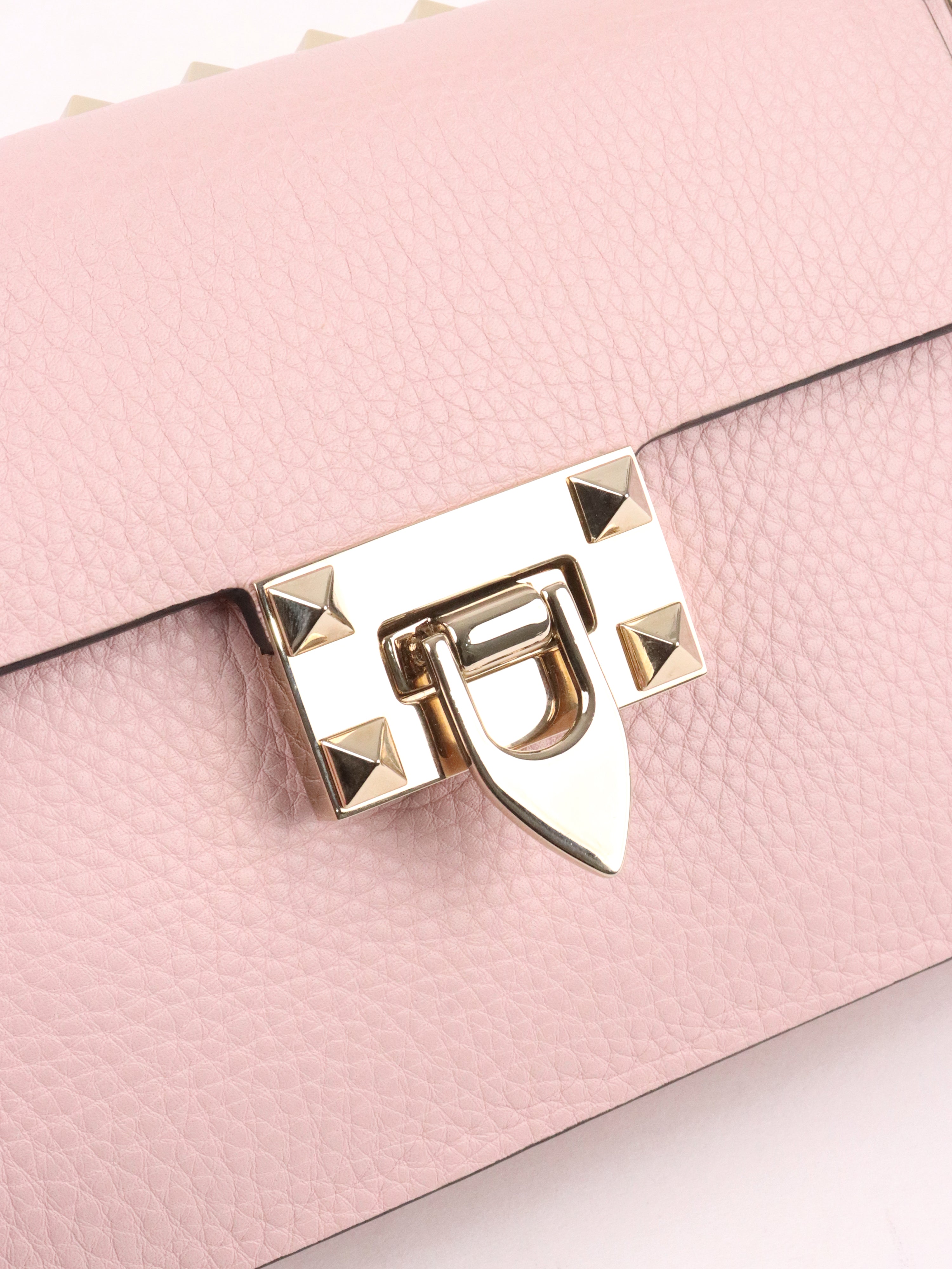 Valentino Rose Quartz Rockstuds Crossbody Bag