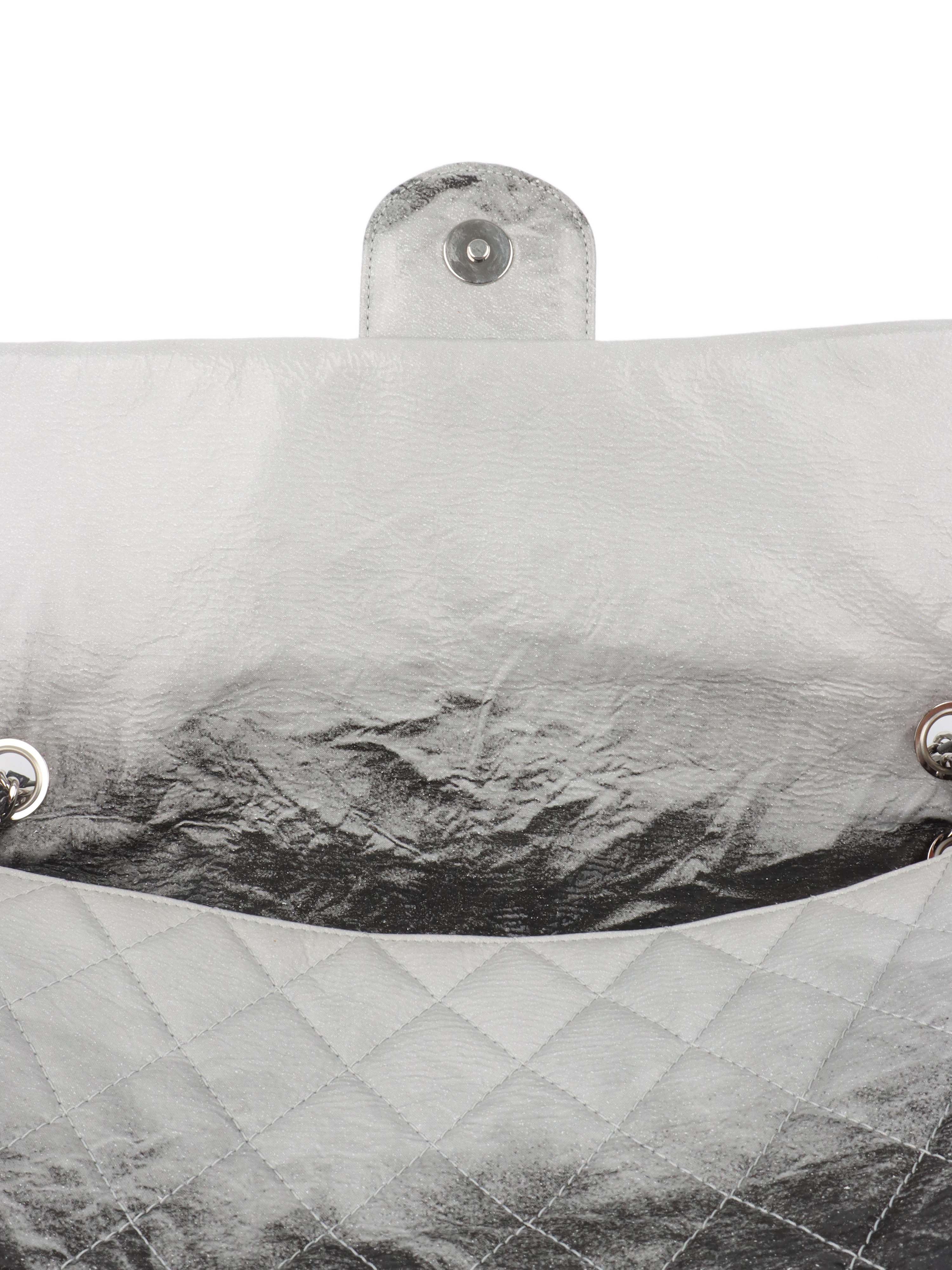 Chanel Melrose Degrade Jumbo Flap Bag SHW