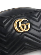 Gucci Black Marmont Camera Bag Small