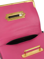 Prada Pink Cahier Leather Crossbody Bag.