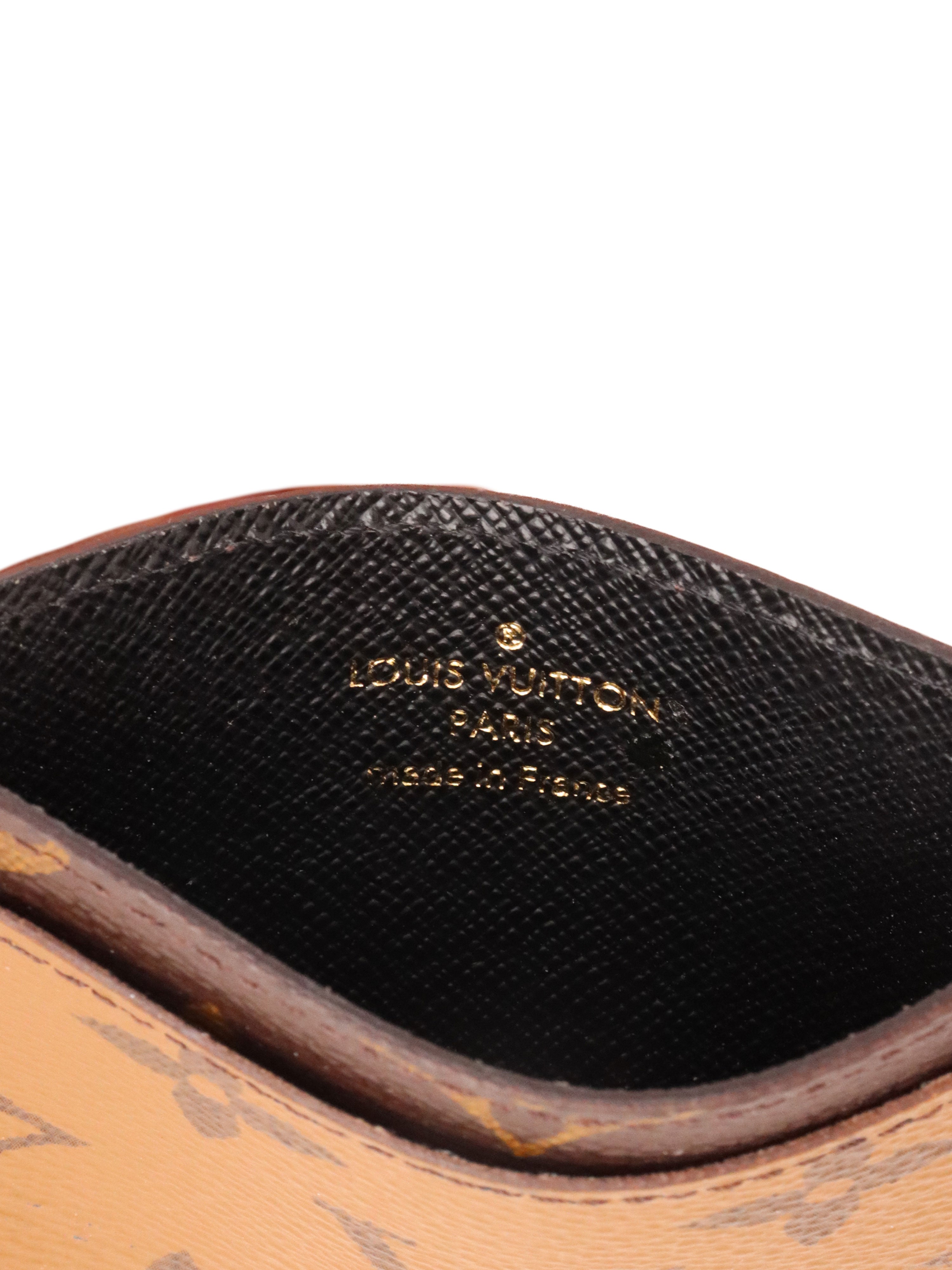 Louis Vuitton Monogram Reverse Card Holder