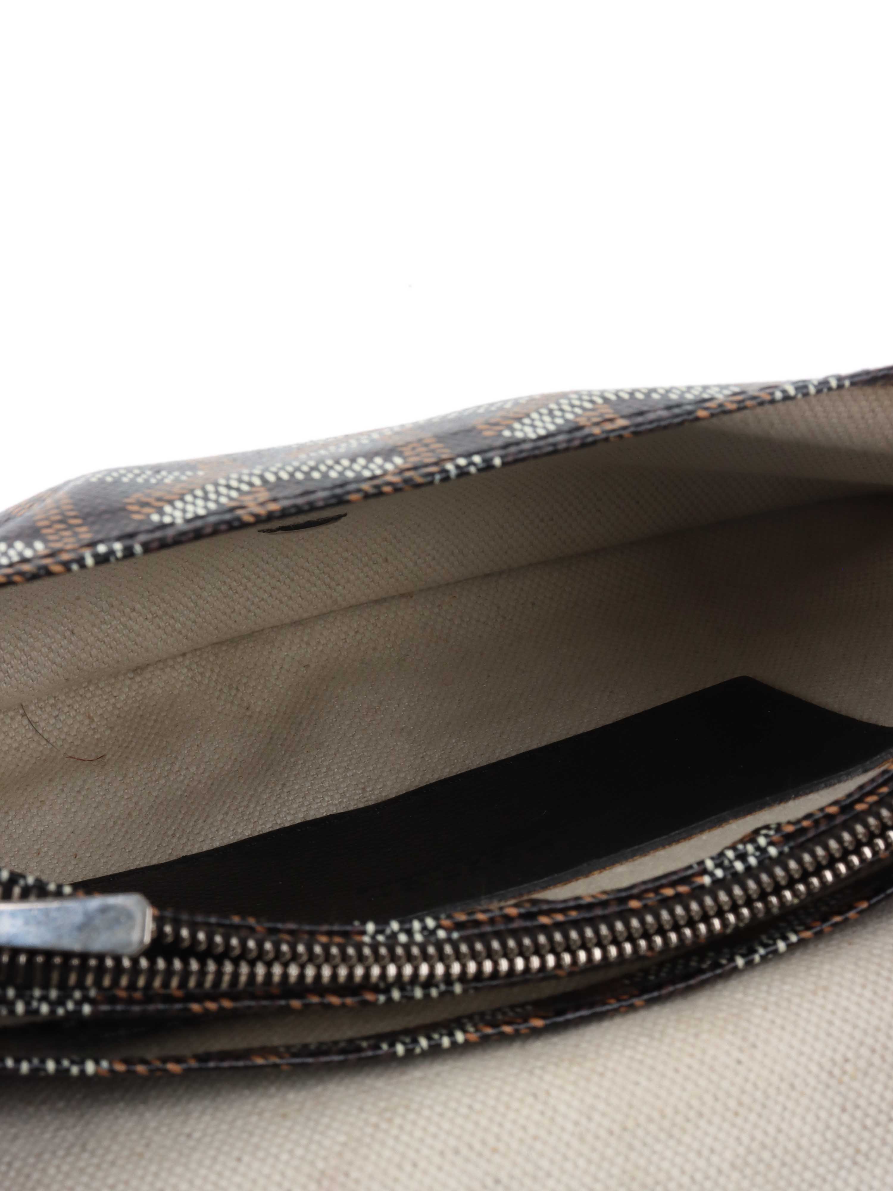 Goyard Black Plumet Pocket Wallet.