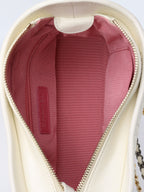 Chanel Small All White Aged Calfskin Gabrielle Bag