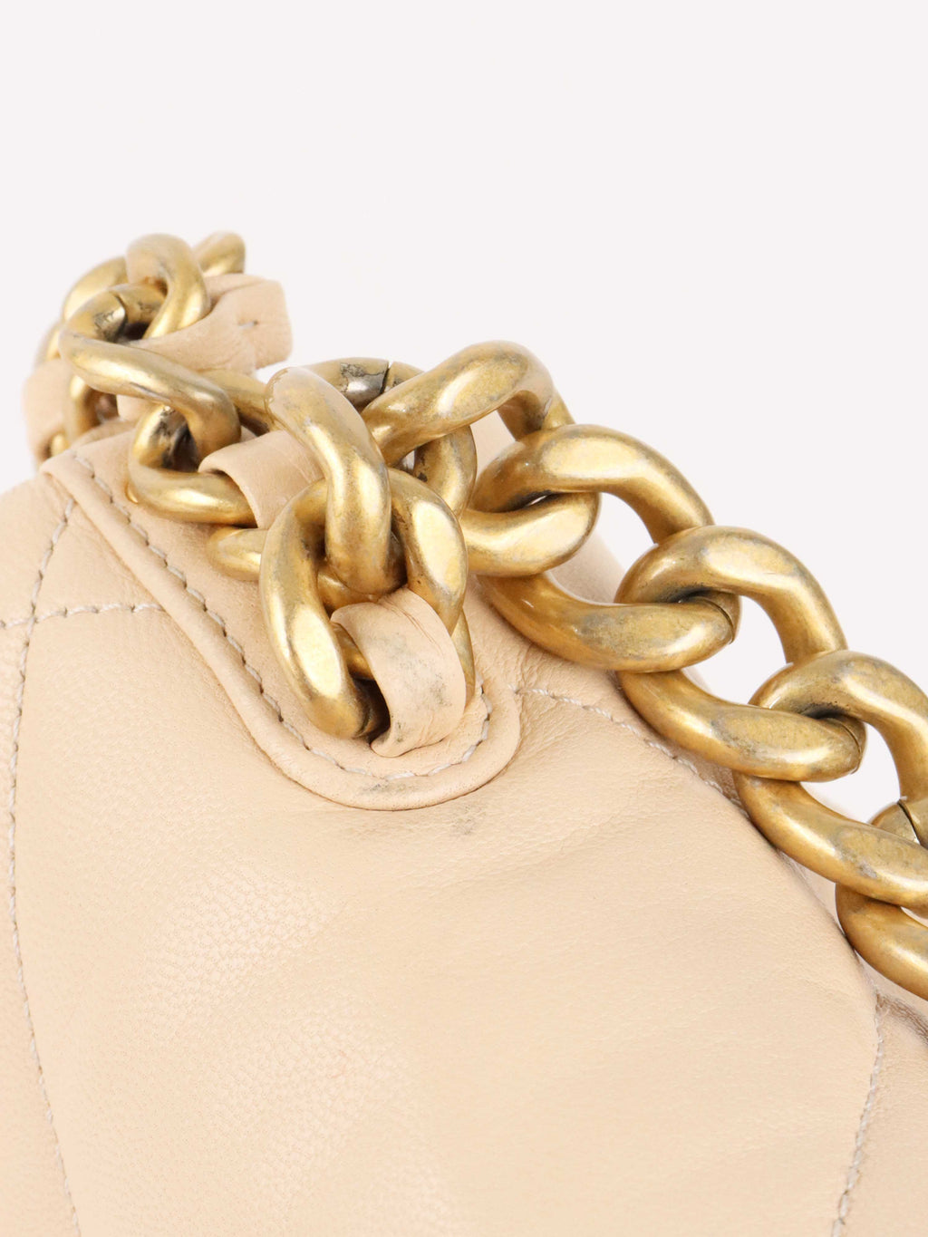 Chanel Small Sand Beige C19 Bag