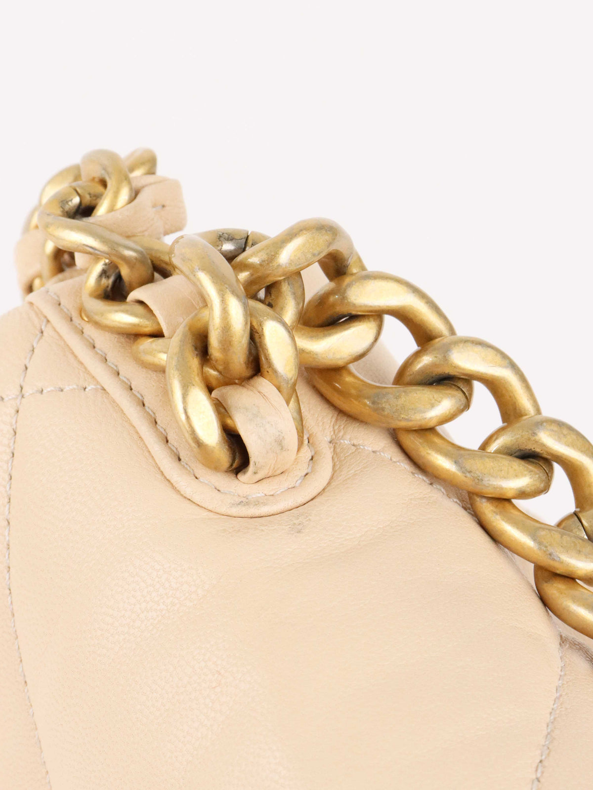 Chanel Small Sand Beige C19 Bag