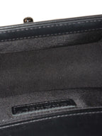 Chanel So Black Medium Lambskin Boy Bag.
