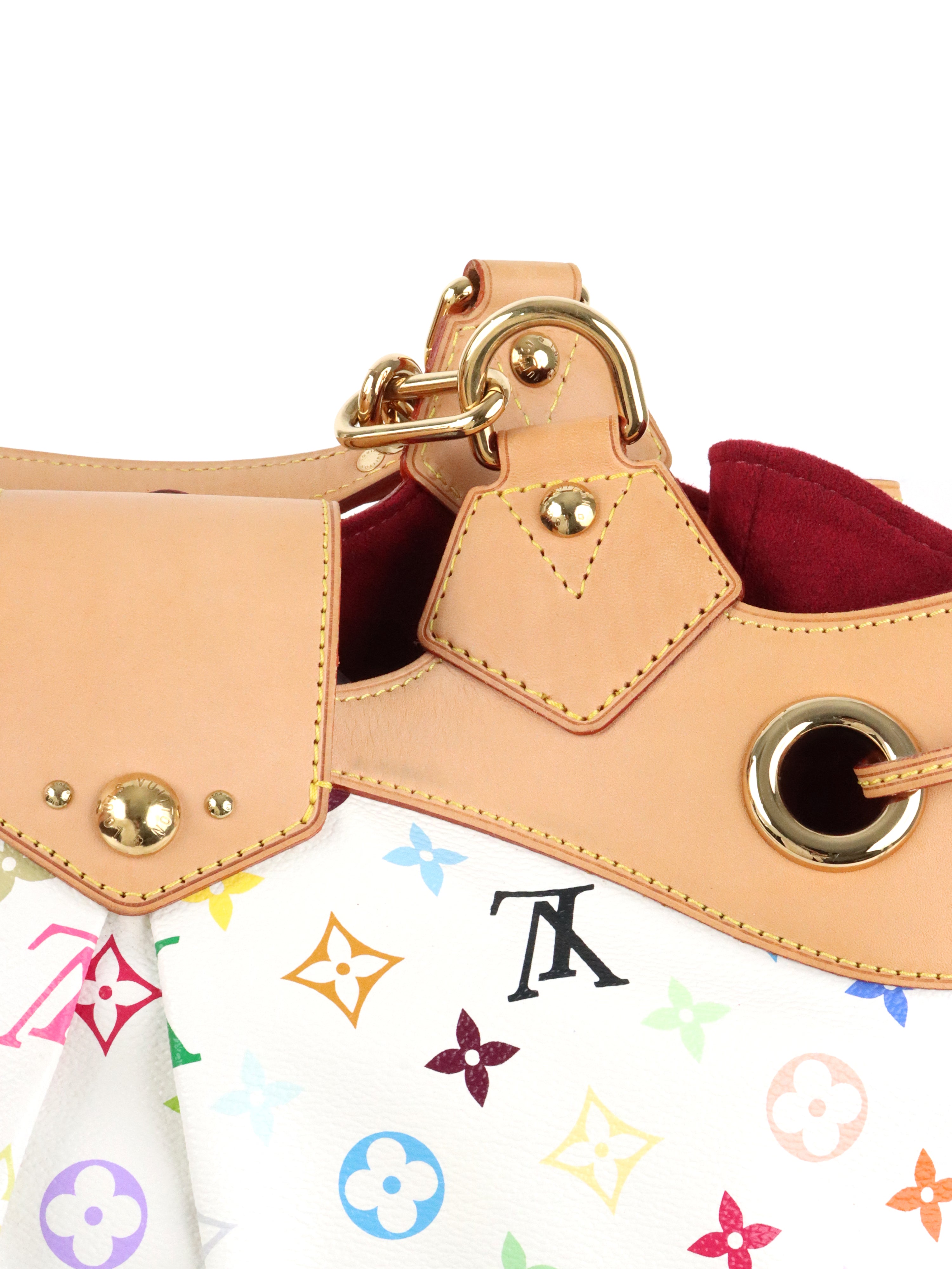 Louis Vuitton Ursula White Monogram Multicolor Canvas Bag