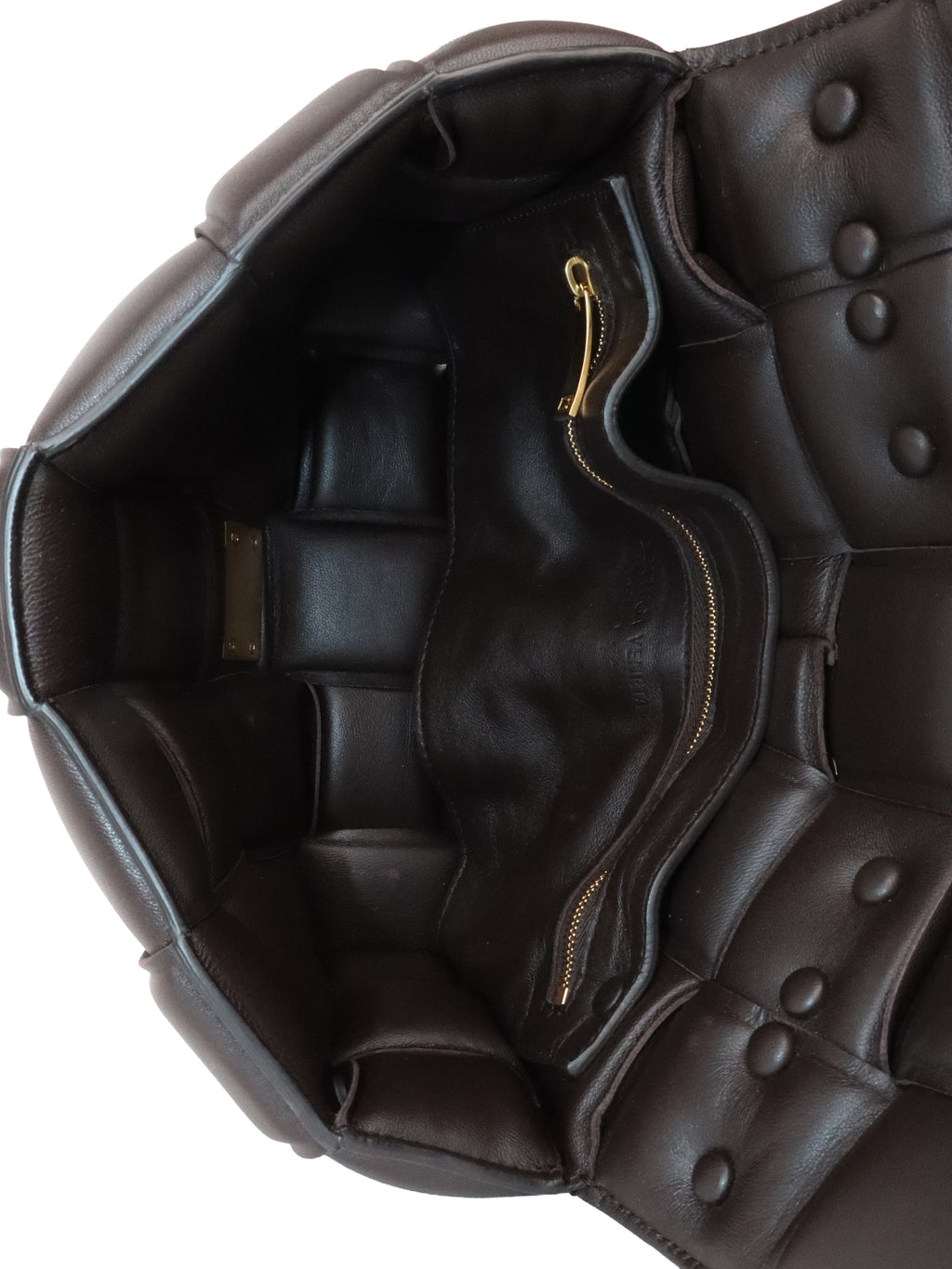 Bottega Veneta Chocolate Brown Padded Cassette Bag
