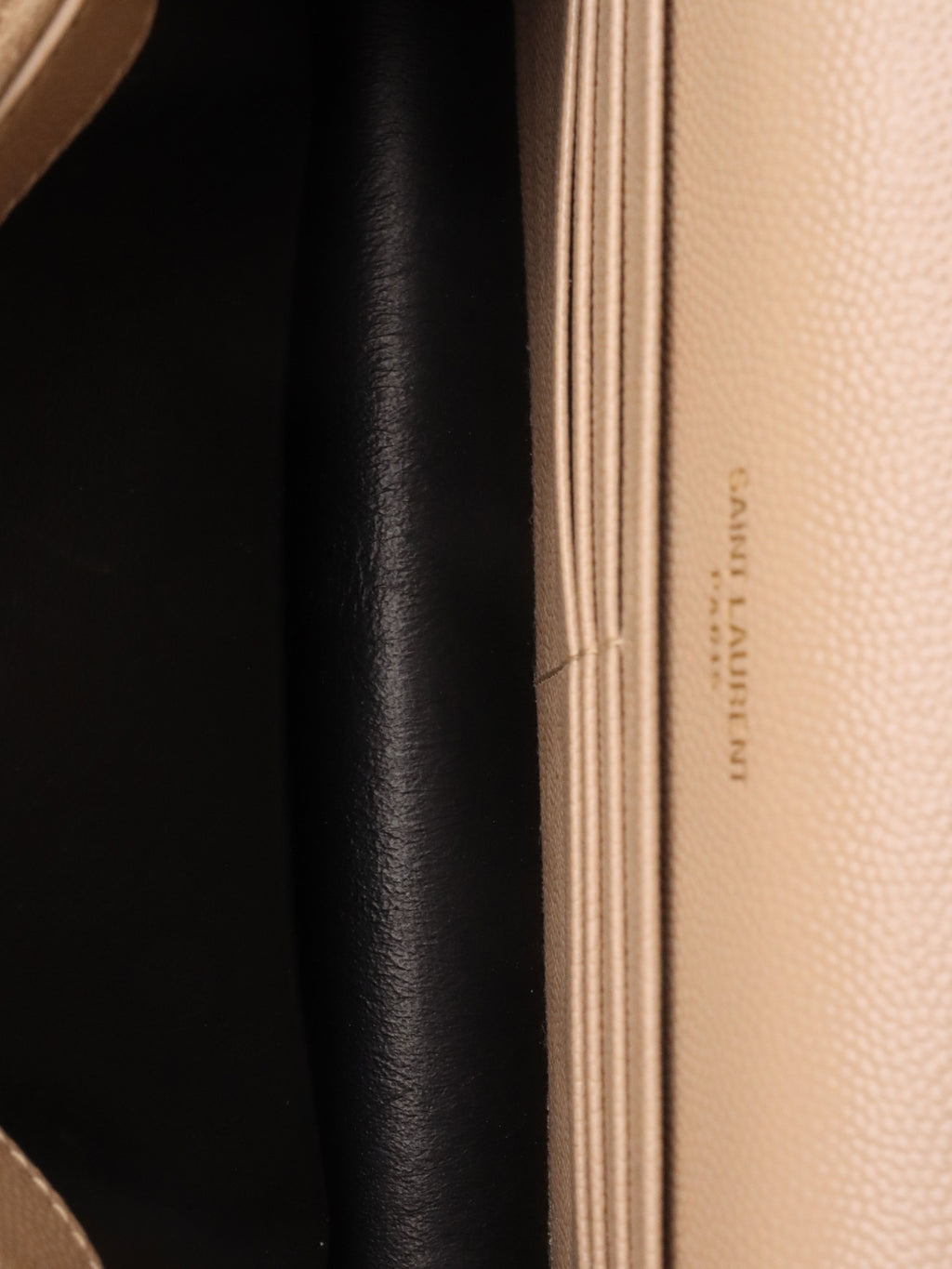 Saint Laurent Small Beige Kate Bag with Tassel
