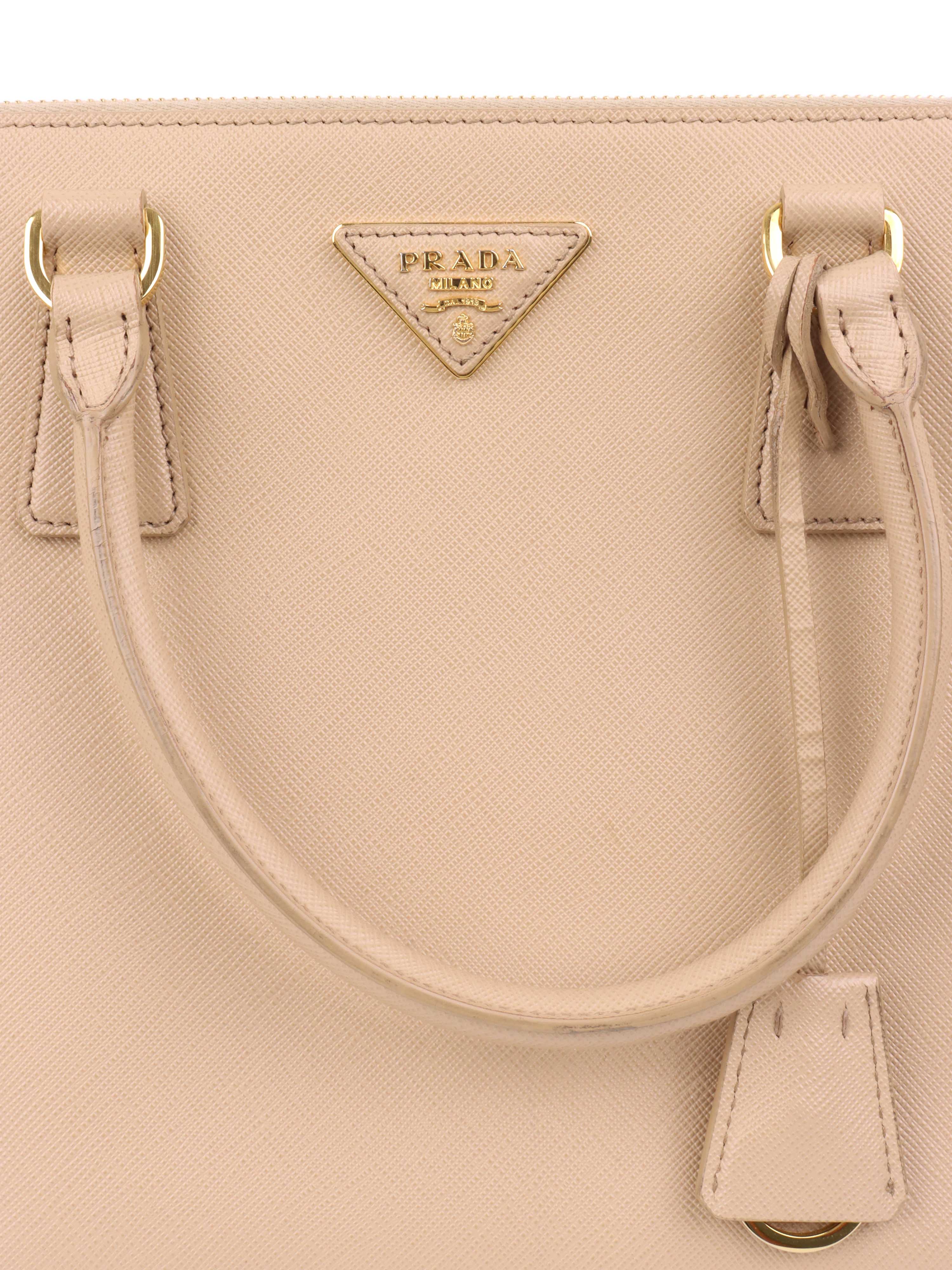 Prada Large Beige Galleria Bag.