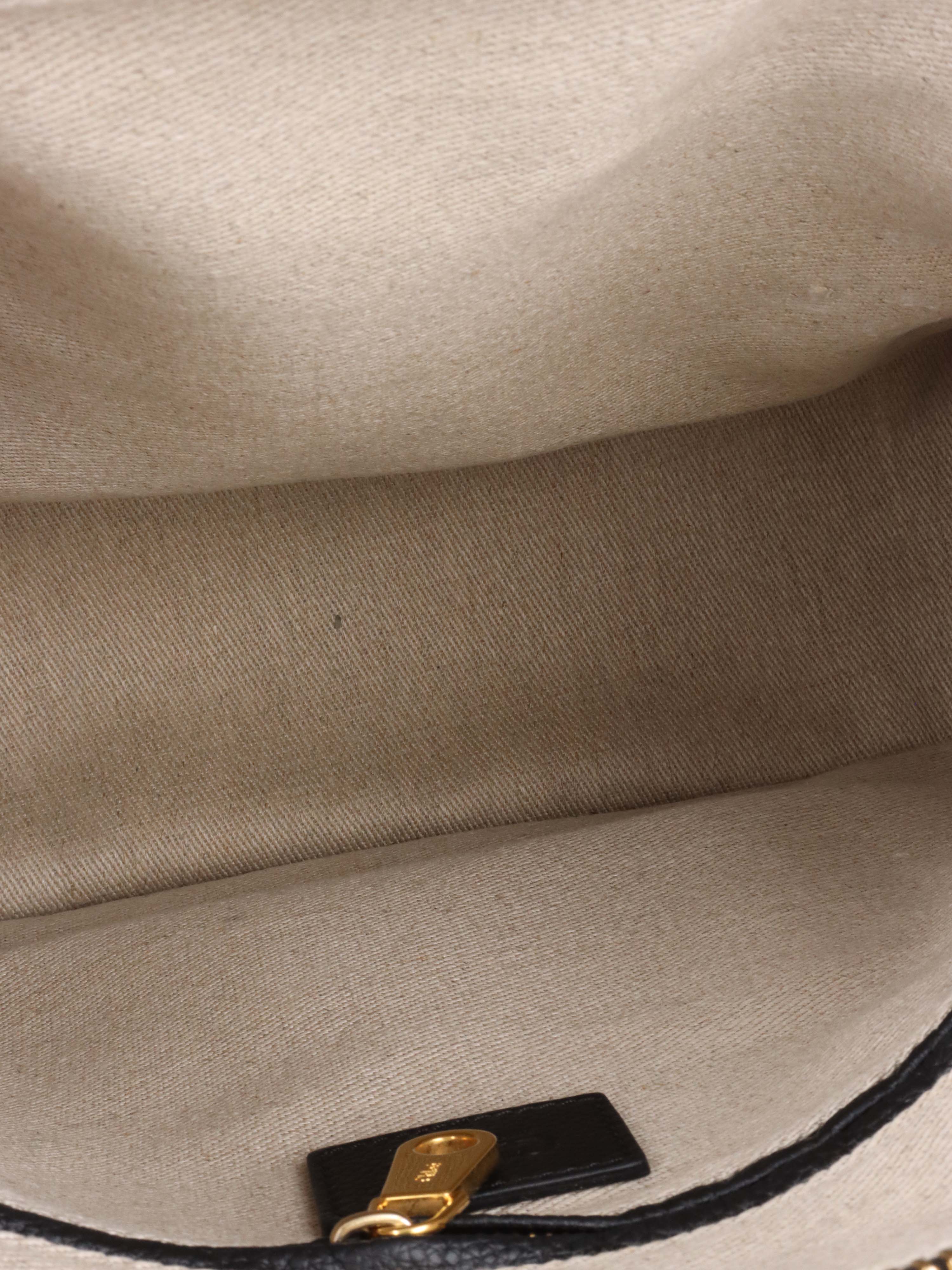 Chloe Black Marcie Medium Shoulder Bag.