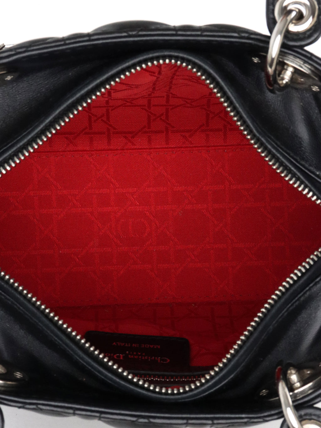 Dior Black Medium Lady Dior Bag