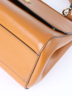 Dolce & Gabbana Caramel Brown Sicily Tote Bag.