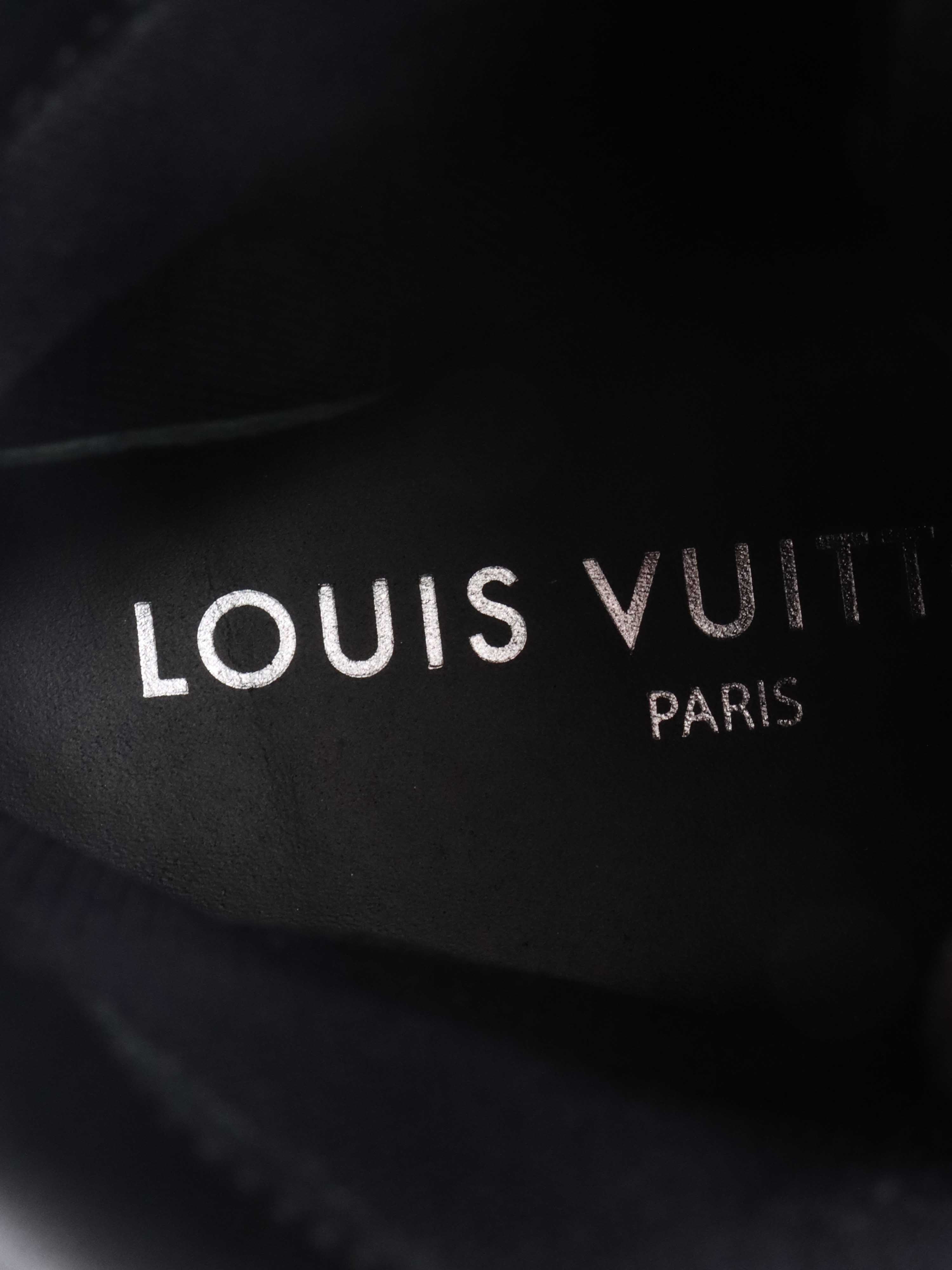 Louis Vuitton Black Mesh and Suede Archlight Ankle Boots.