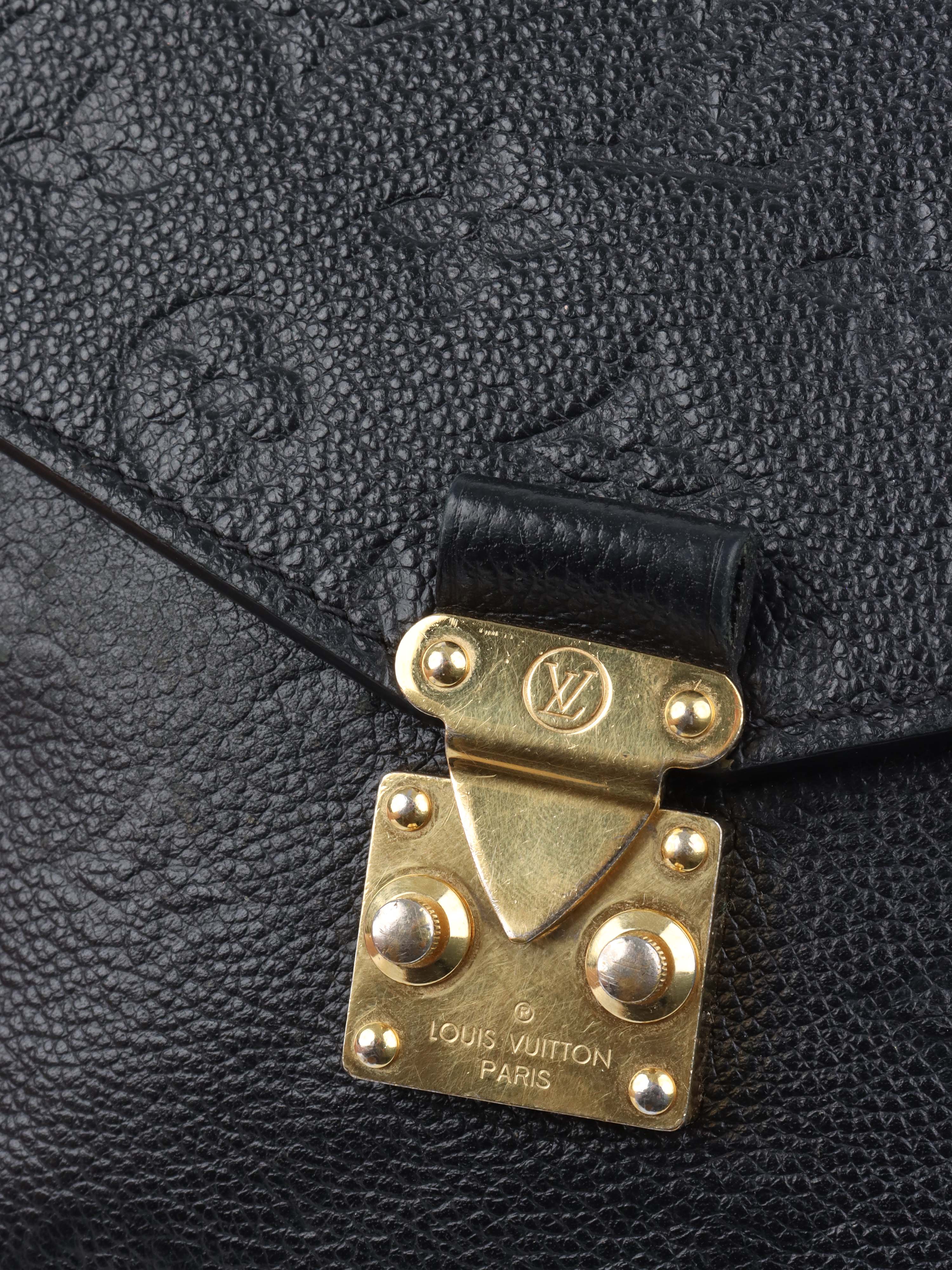 Louis Vuitton Black Pochette Métis Bag.