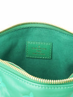 Louis Vuitton Vert Green Monogram Embossed Puffy Coussin BB Bag GHW
