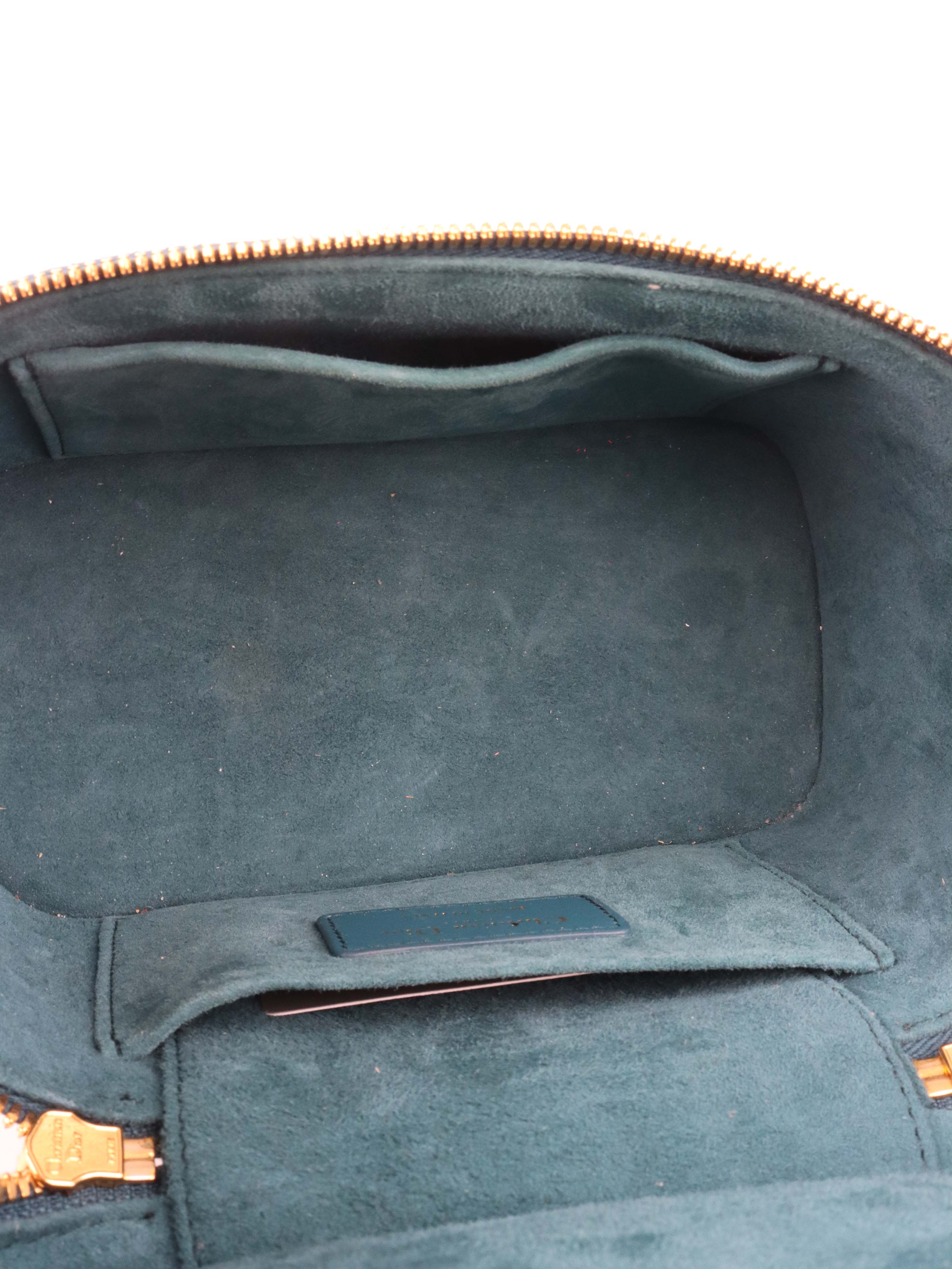 Dior Deep Blue Travel Vanity Case with Shoulder Strap