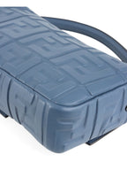 Fendi Navy Medium Baguette Lambskin Bag