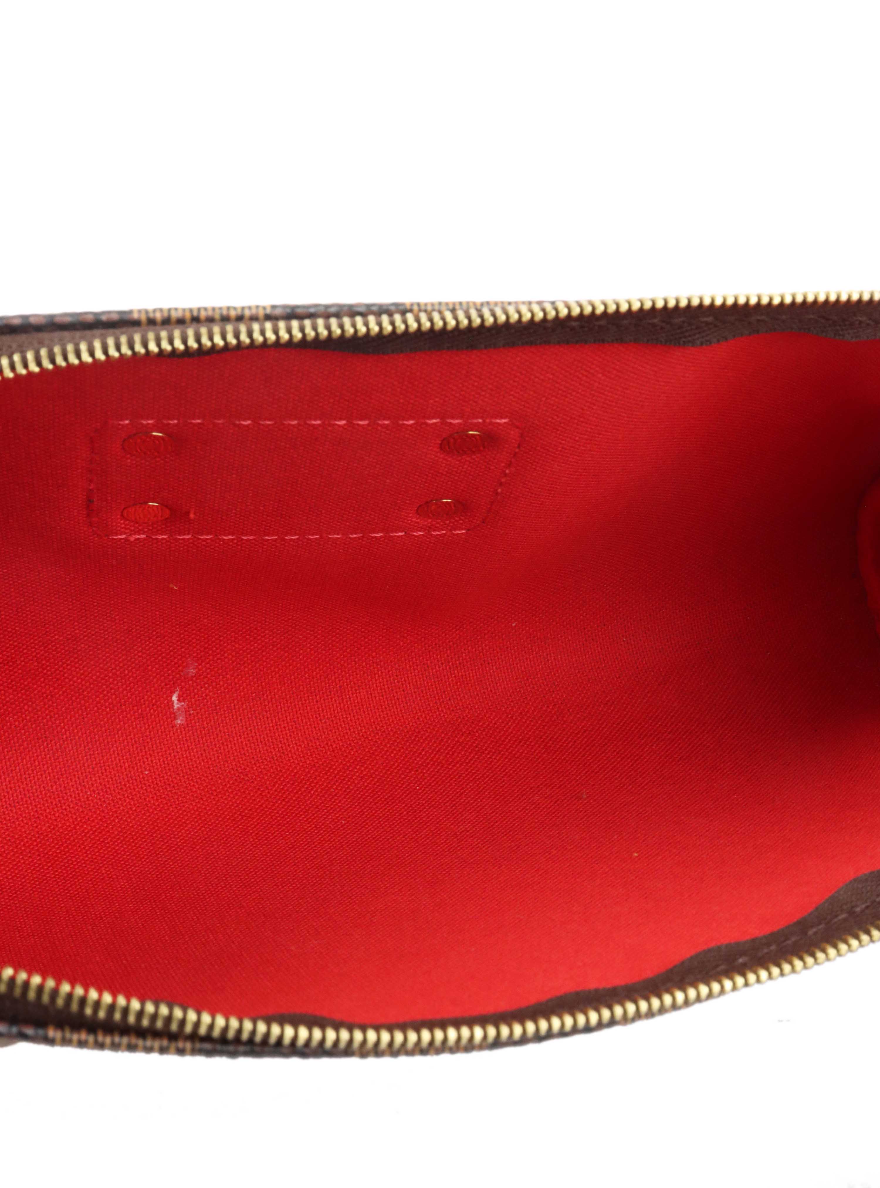 Louis Vuitton Damier Ebene Eva Bag.