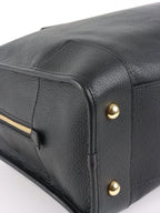 Loewe Black Amazona 36 Leather Handbag.