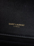 Saint Laurent Black Small Kate Tassel Shoulder Bag.