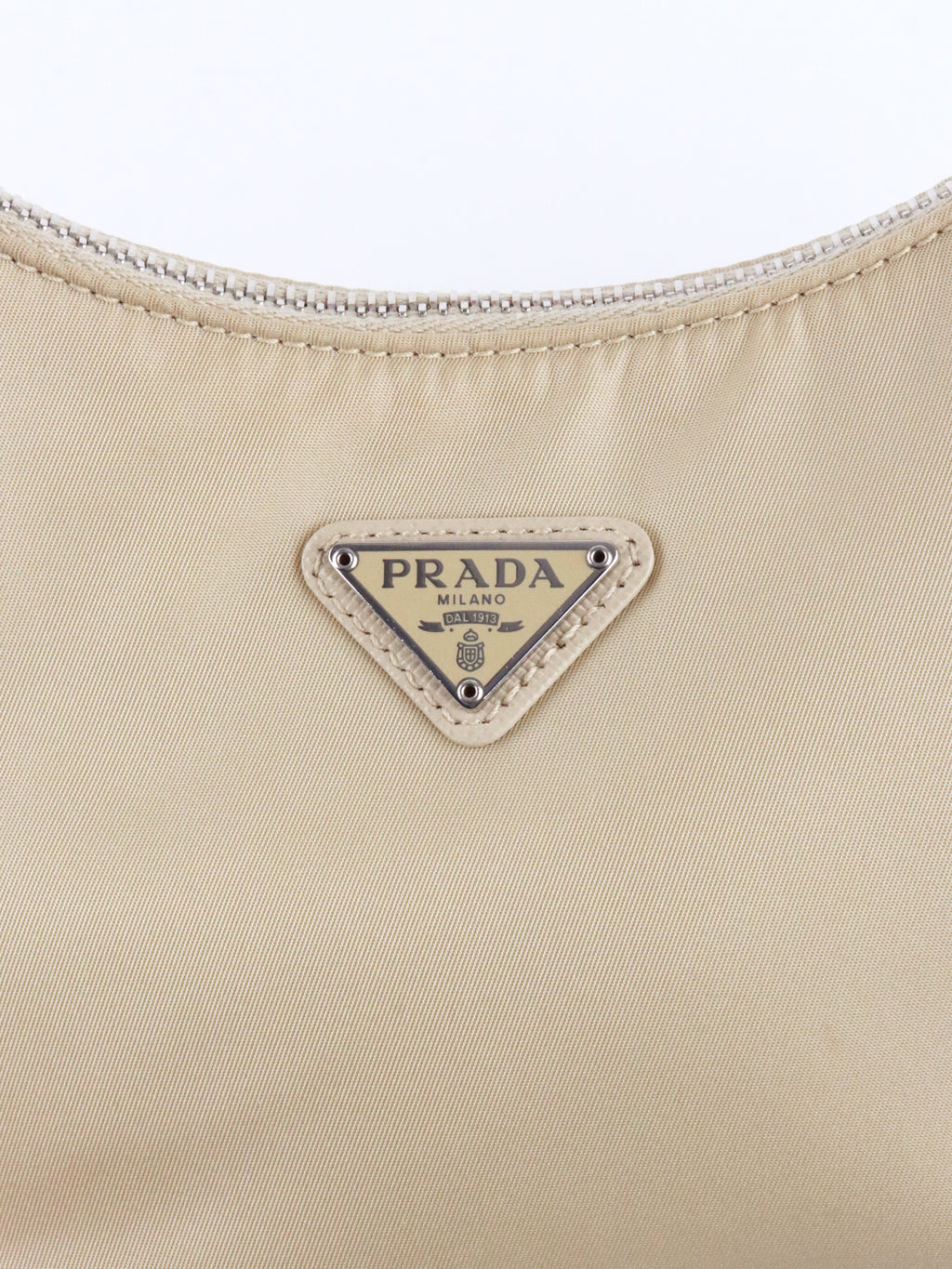 Prada Beige Re-edition 2005 Re-Nylon Bag