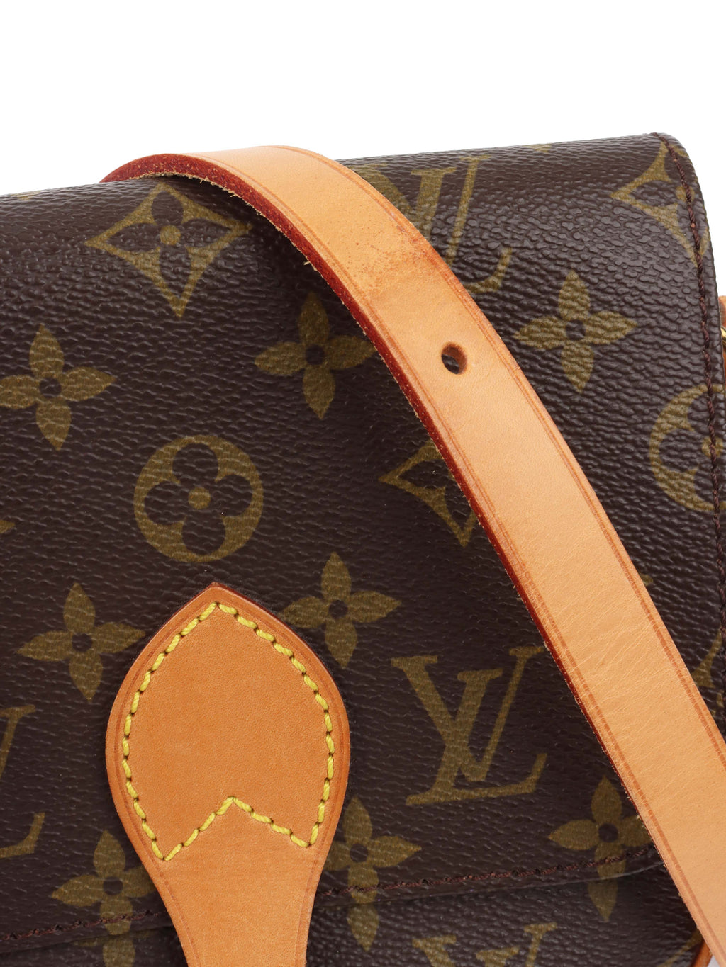 Louis Vuitton Monogram Cartouchiere PM Bag.