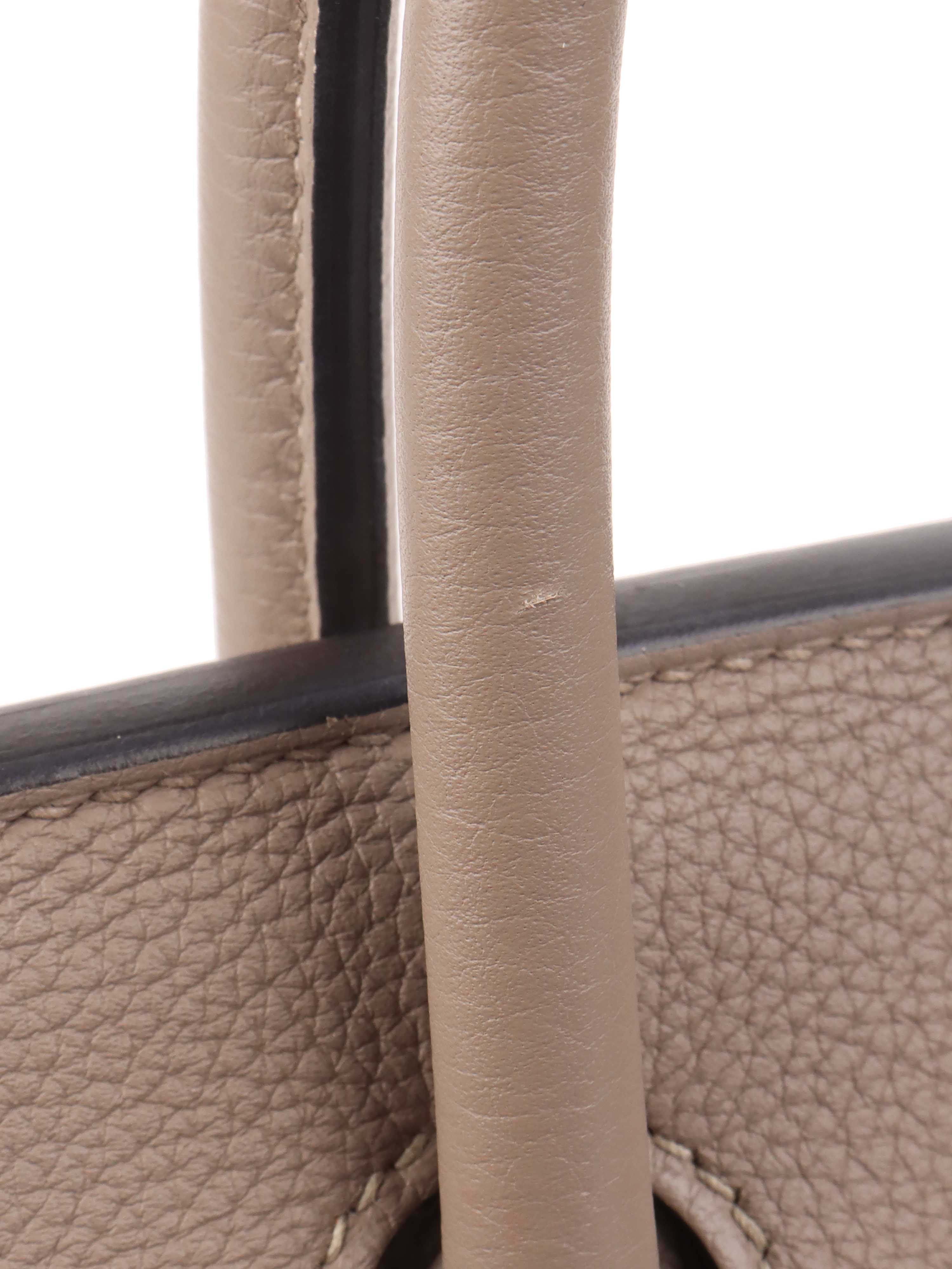 Hermes Birkin 30 Togo Gris Asphalt GHW.