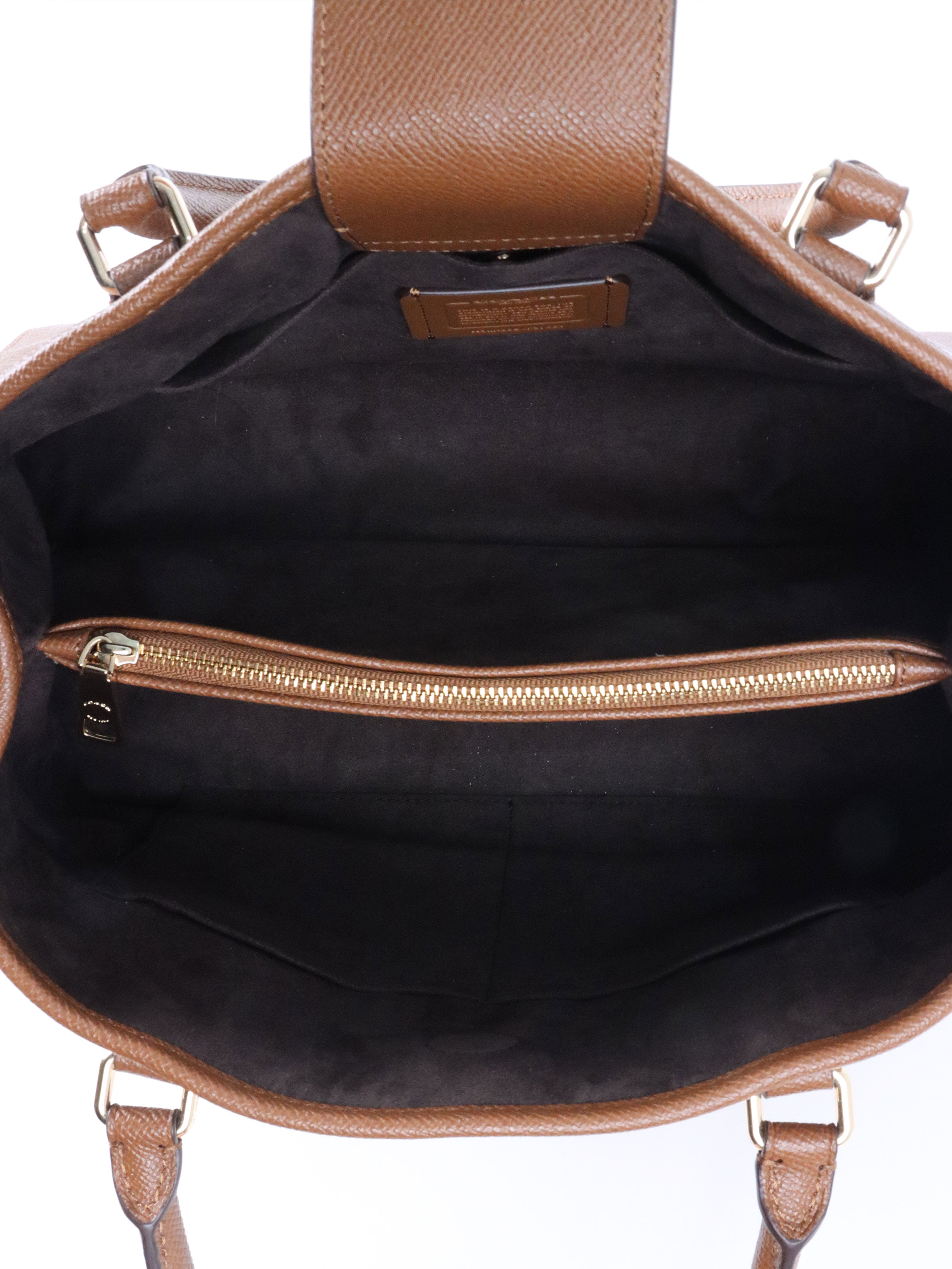 Coach Brown Leather Satchel Bag