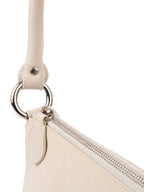 Dior White Leather Shoulder Bag.