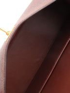 Hermes Mini Kelly Tricolour Terre/Ebene/Craie Stamp K
