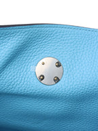 Hermes Lindy 30 P3 Bleu du Nord Clemence Leather Stamp D