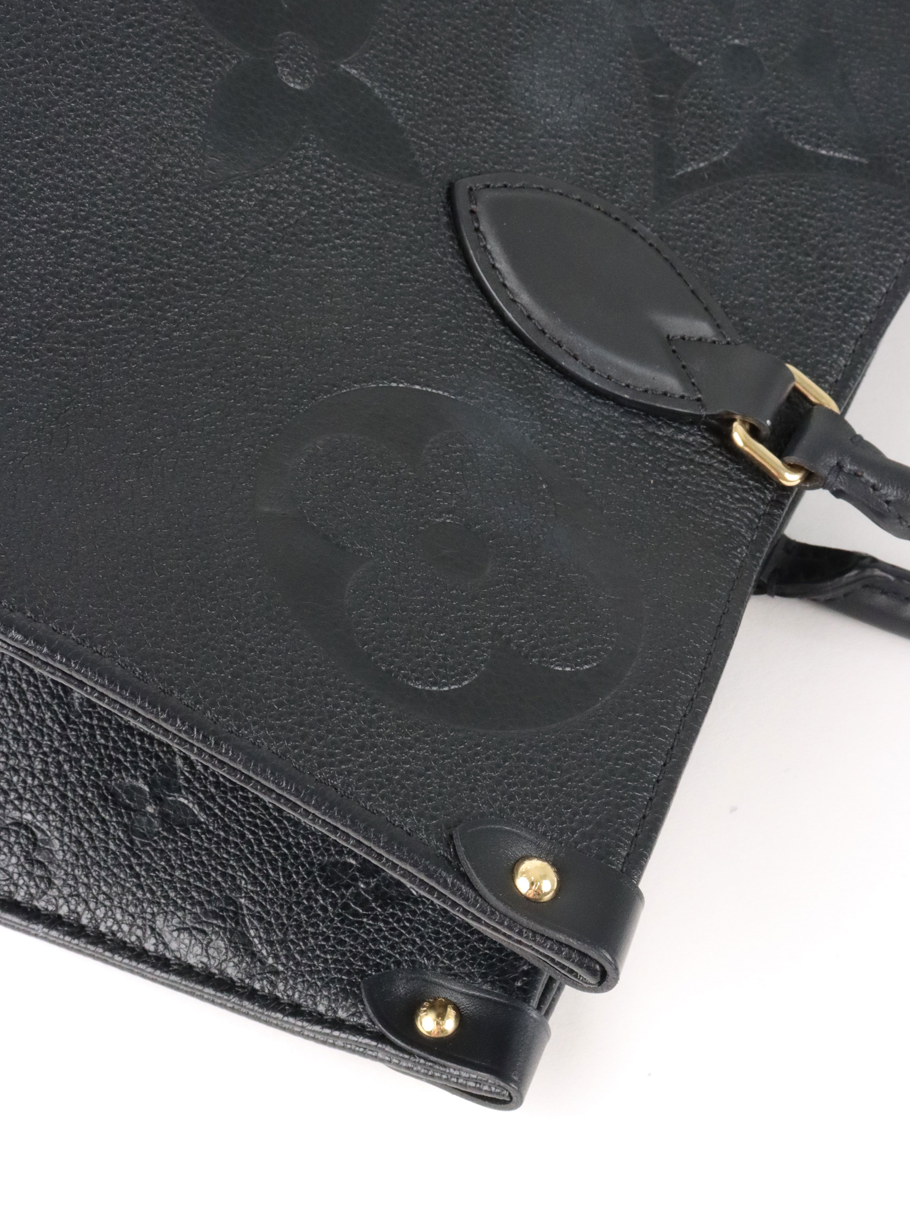 Louis Vuitton Black Empreinte OnTheGo GM.