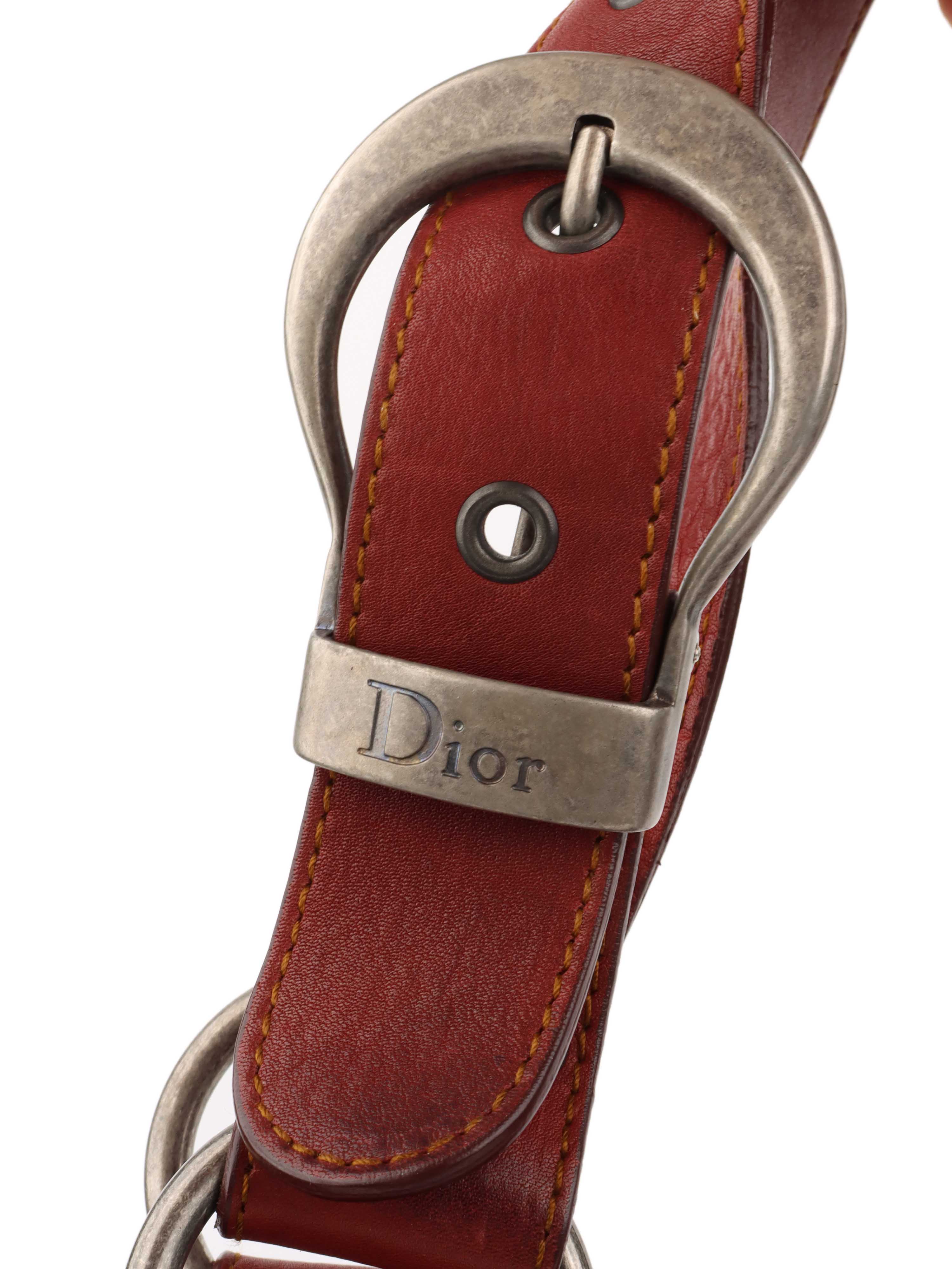 Dior Red Saddle Tote.