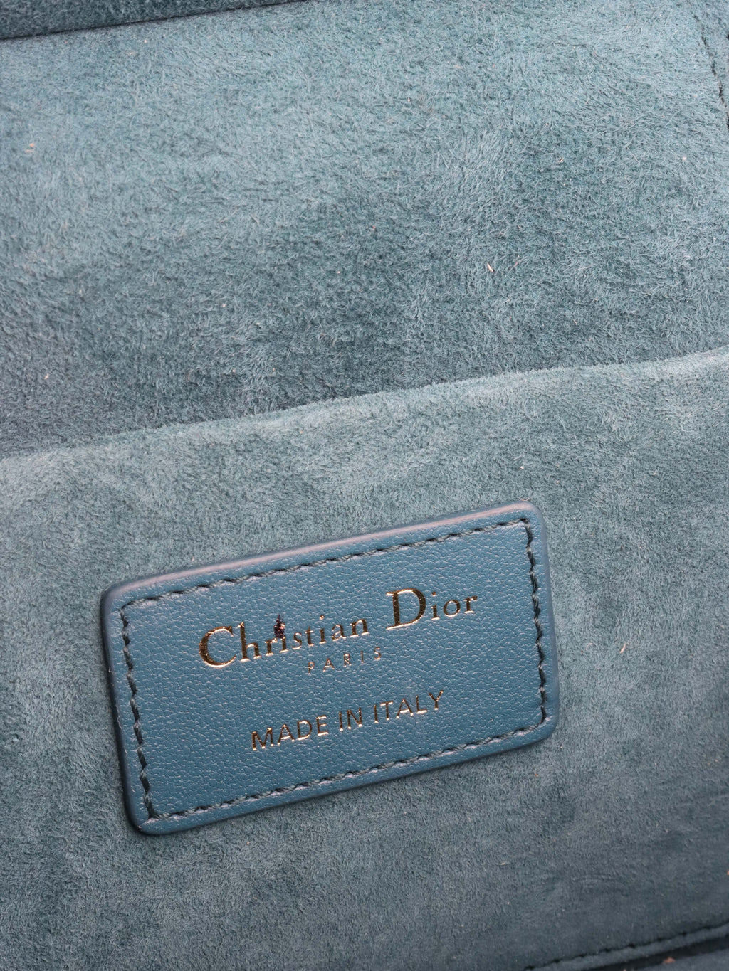 Dior Deep Blue Travel Vanity Case with Shoulder Strap.