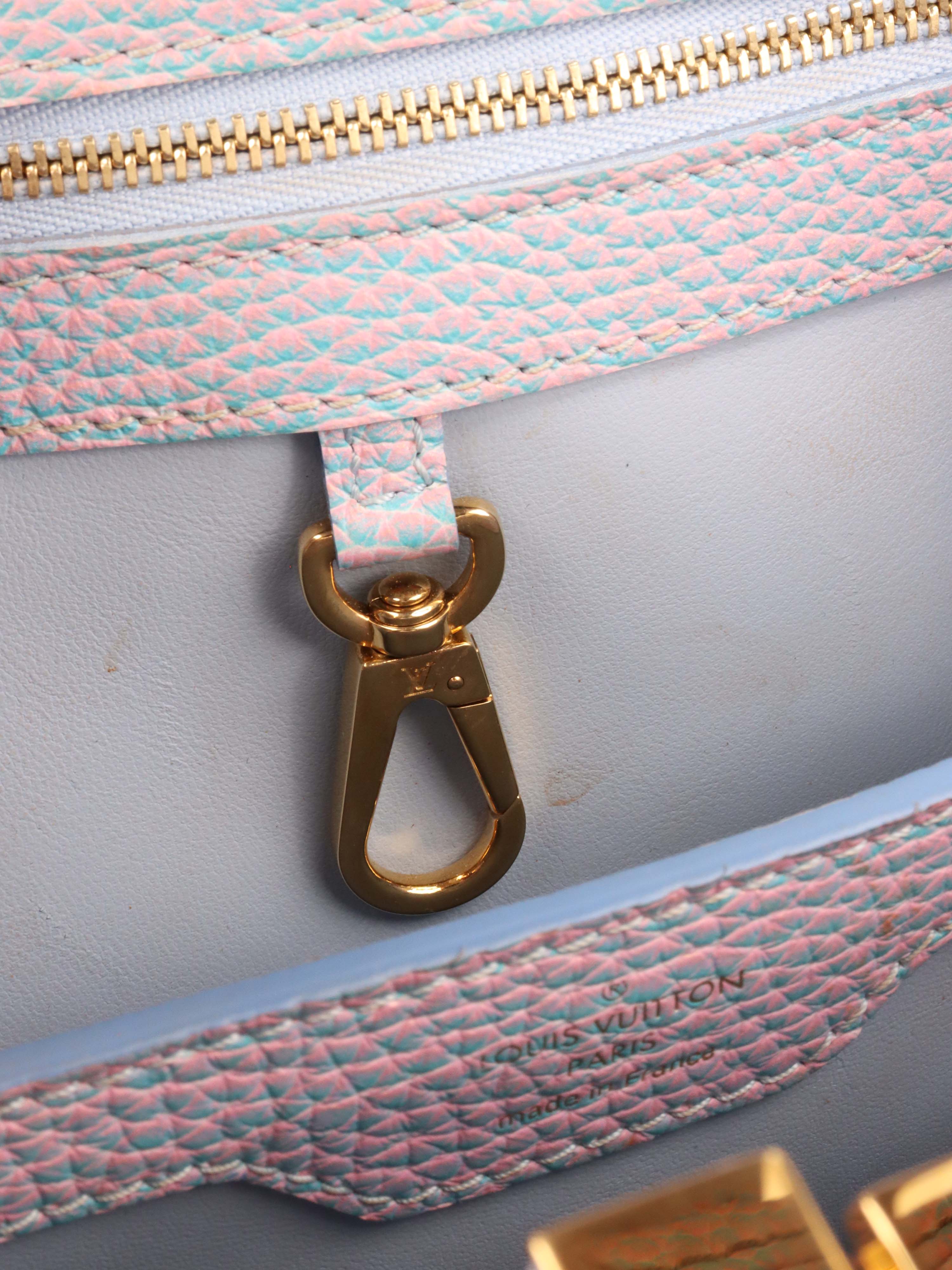 Louis Vuitton Pink & Blue Capucines.