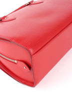 Louis Vuitton Red Epi Leather Pont Neuf PM Handbag