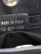 Dior Black Vintage Canvas Pocket Bag.