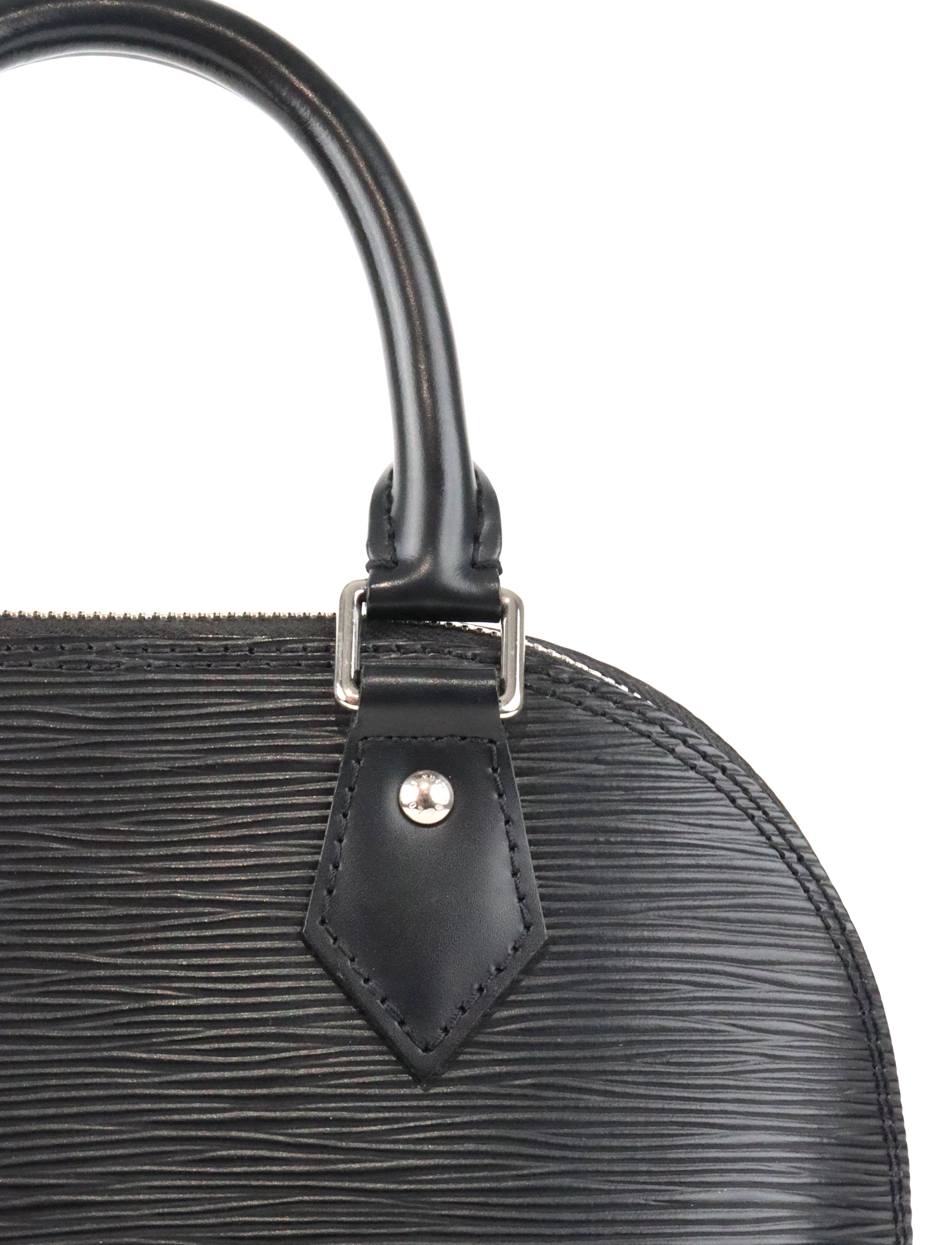 Louis Vuitton Black Epi Alma BB SHW