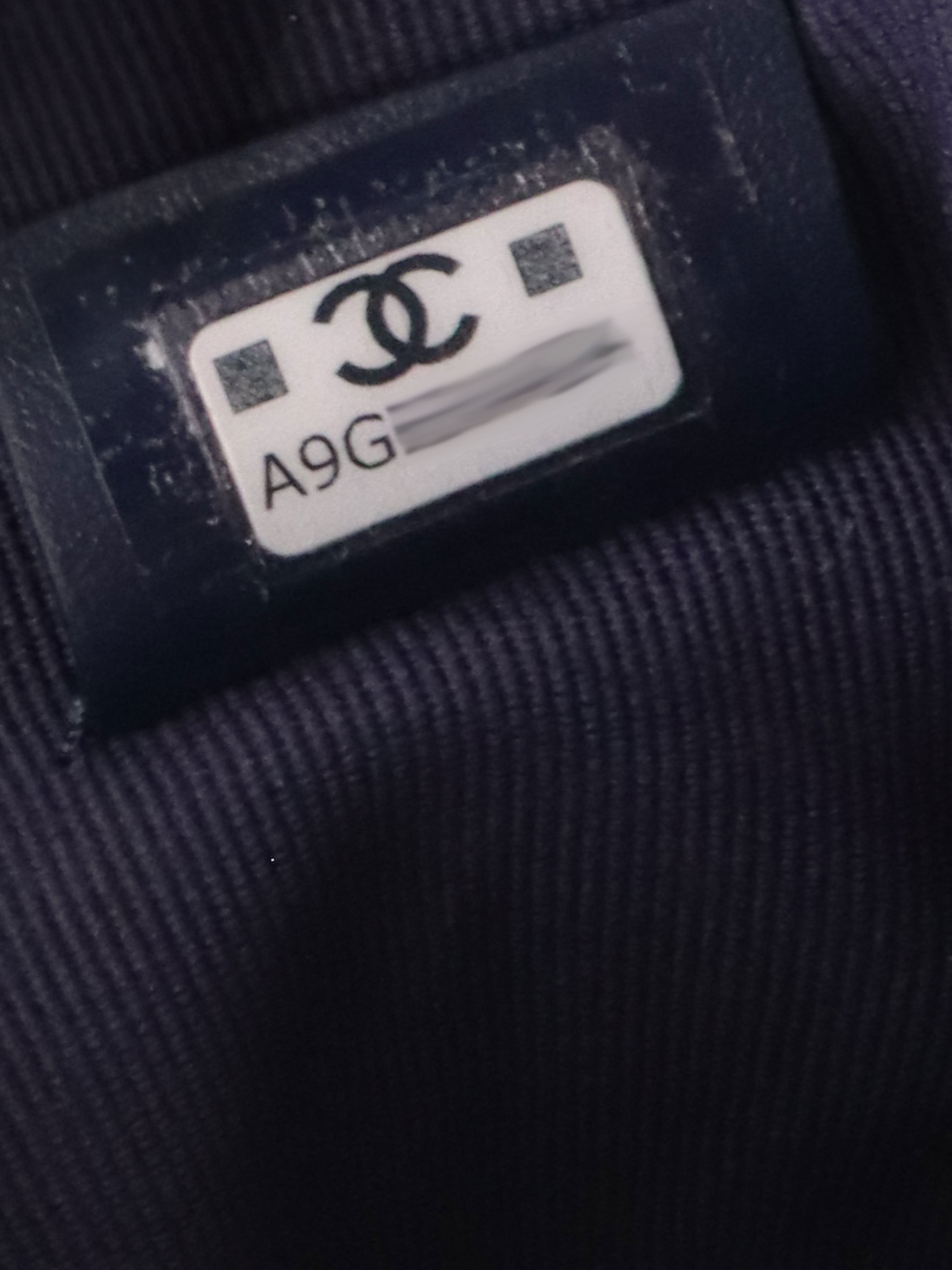 Chanel Nano 31 Navy Quilted Lambskin Bag LGHW.