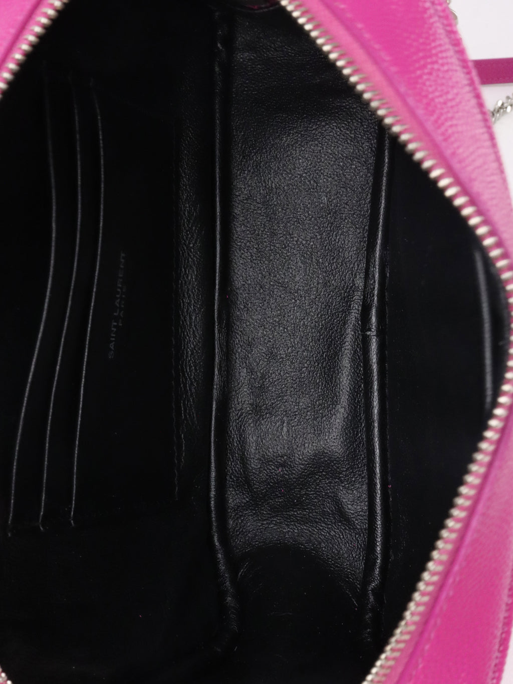Saint Laurent Bright Pink Lou Mini Camera Bag