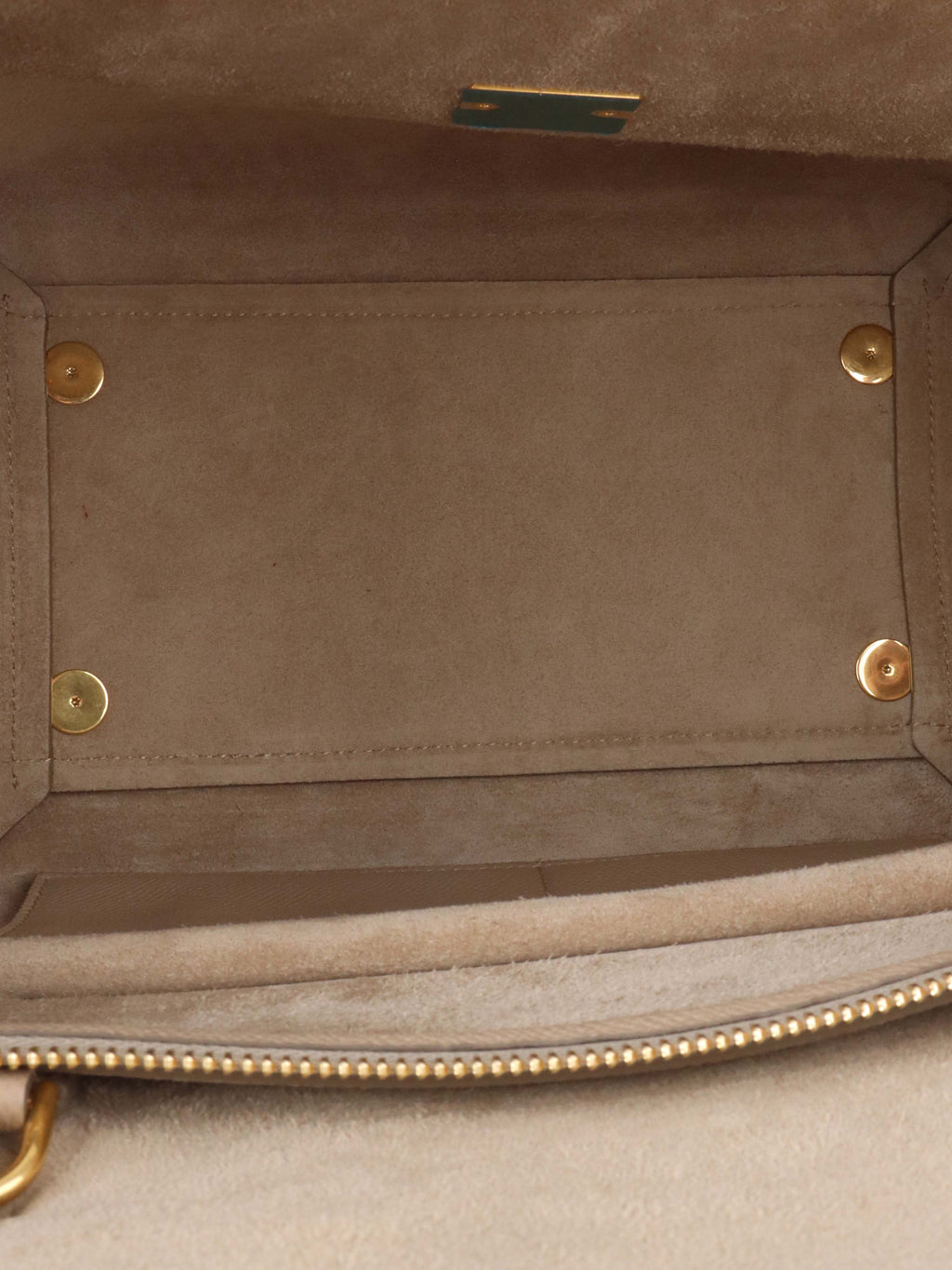Celine Light Taupe Mini Belt Bag.