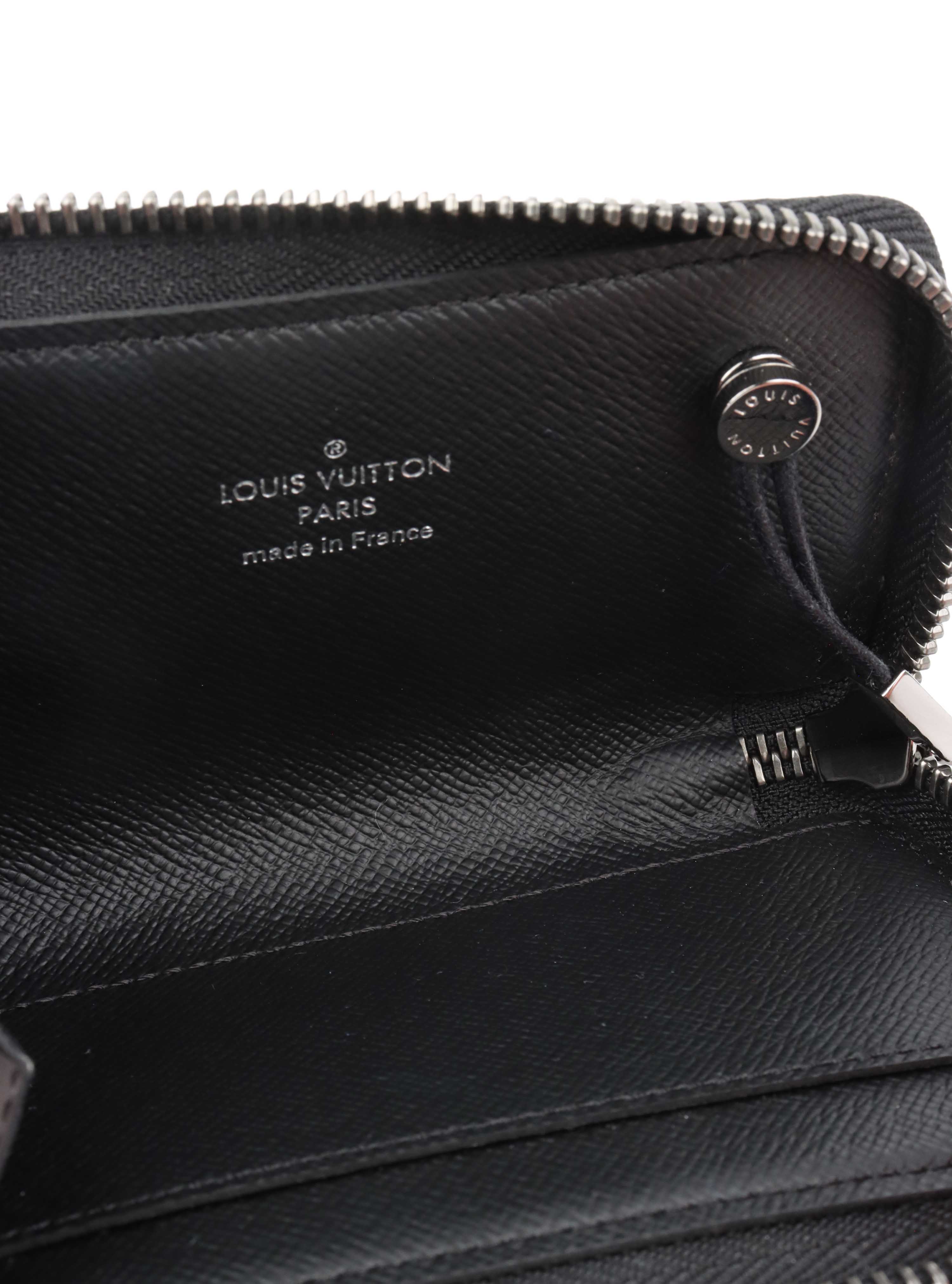 Louis Vuitton Black Monogram Eclipse Coin Case.