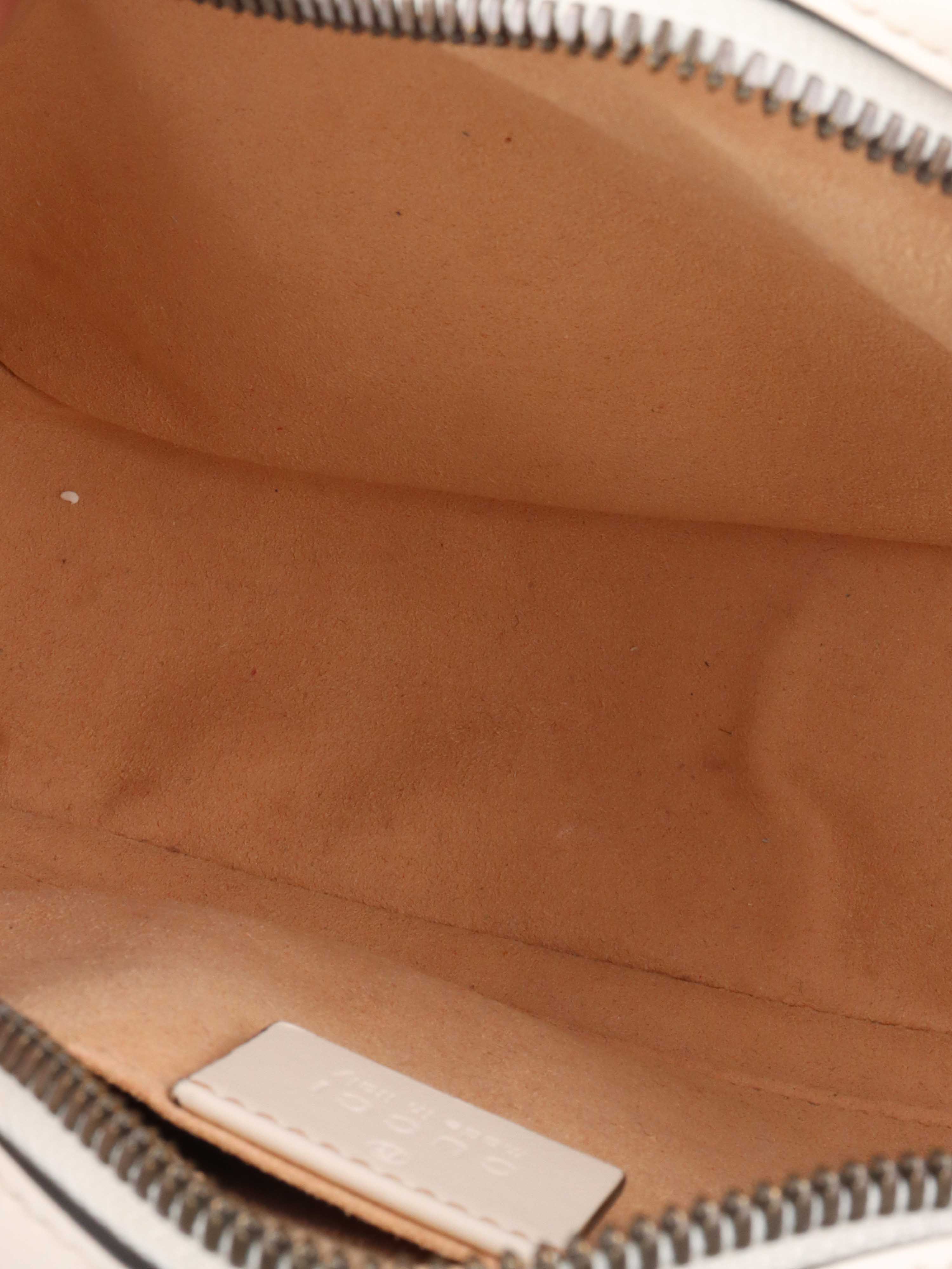 Gucci Small White Marmont Camera Bag