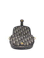 Dior Small Blue Oblique Bobby Bag.