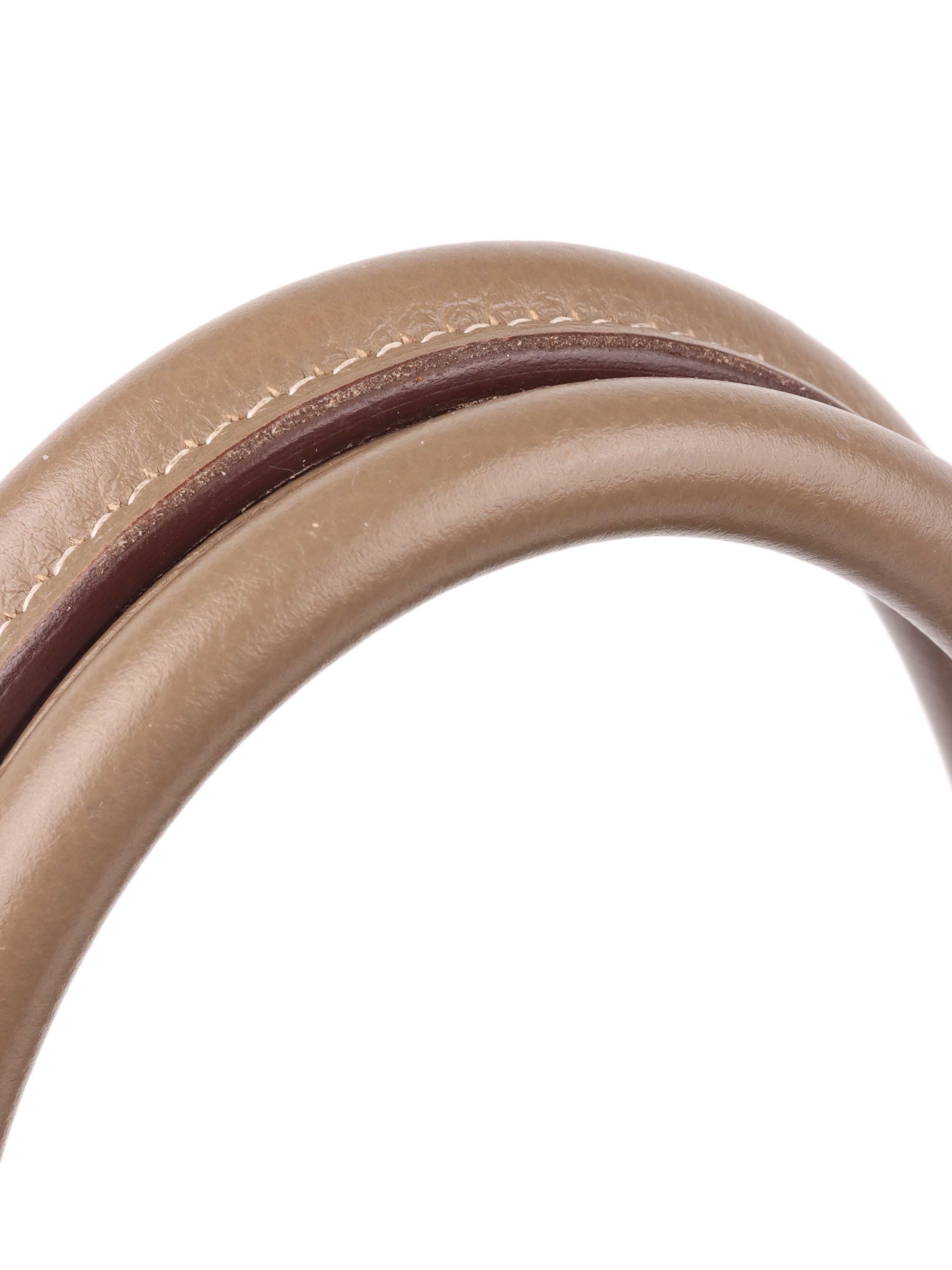 Hermes Etoupe Birkin 35 in Togo Leather GHW.