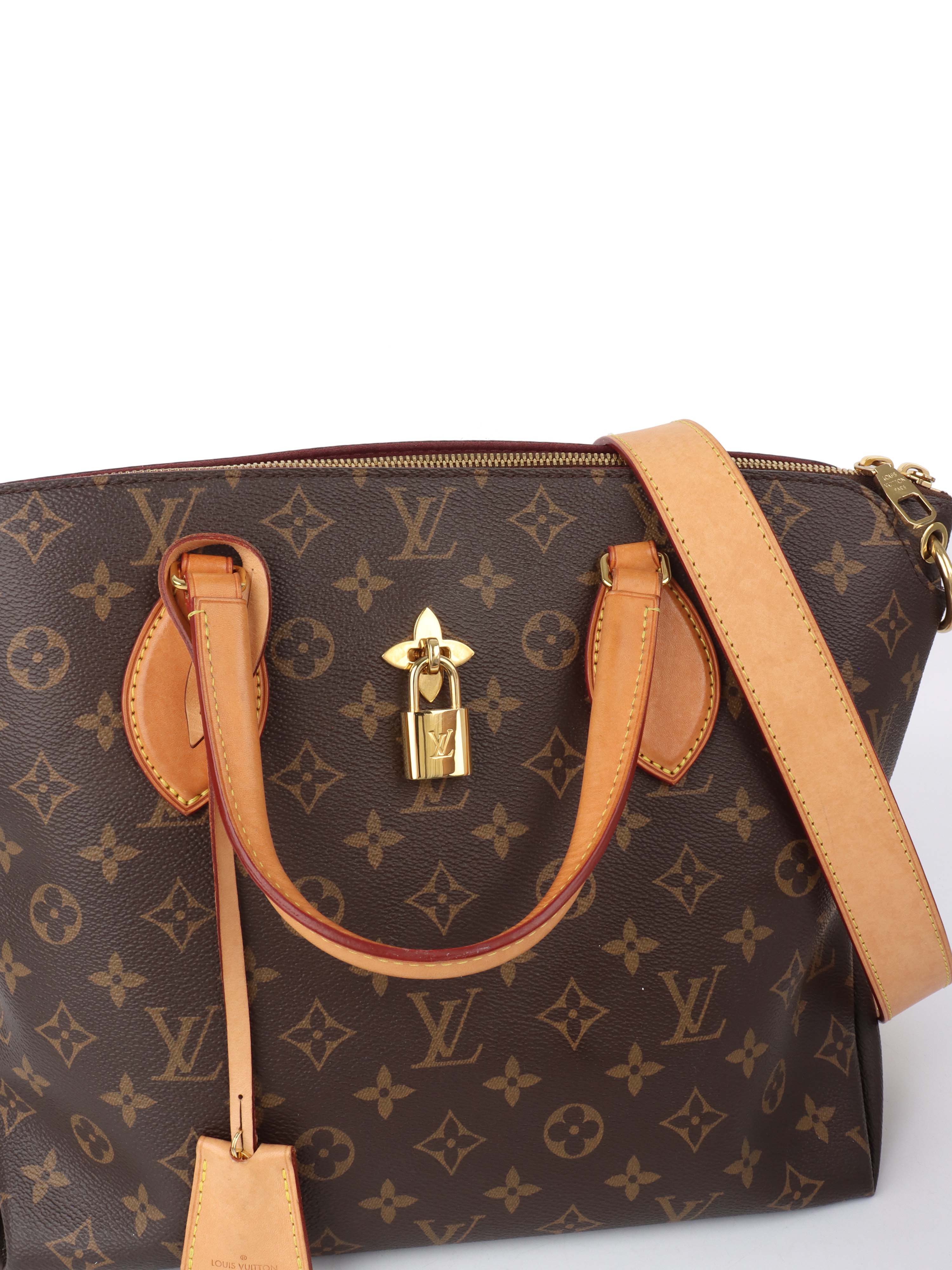 Louis Vuitton Monogram MM Flower Zipped Tote